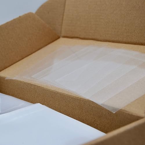 Miniatura 2 de Hojas FEP antiadherentes ultra transparentes a prueba de terpenos de 4 x 4 pulgadas, paquete de 1000 unidades, sin silicona. CannaAroma