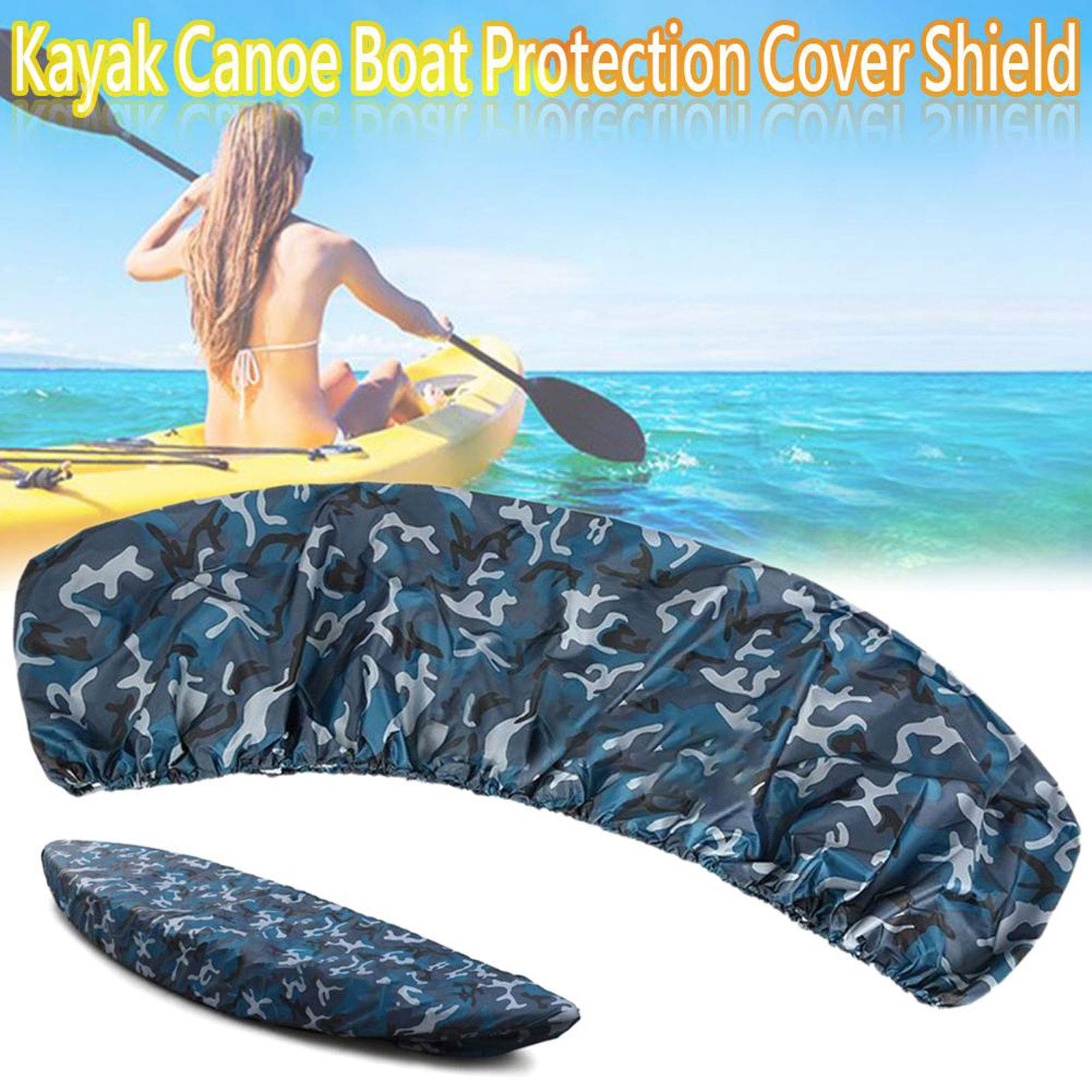 KENANLAN Oxford Waterdichte kajakhoes, anti-stof, UV-bestendig, kajak kano, boothoes, duurzame SUP-paddleboardhoes voor binnen en buiten, opslag, zwart (3,6-4 m KENANLAN Oxford Waterdichte kajakhoes, anti-stof, UV-bestendig, kajak kano, boothoes, duurzame SUP-paddleboardhoes voor binnen en buiten, opslag, zwart (3,6-4 m