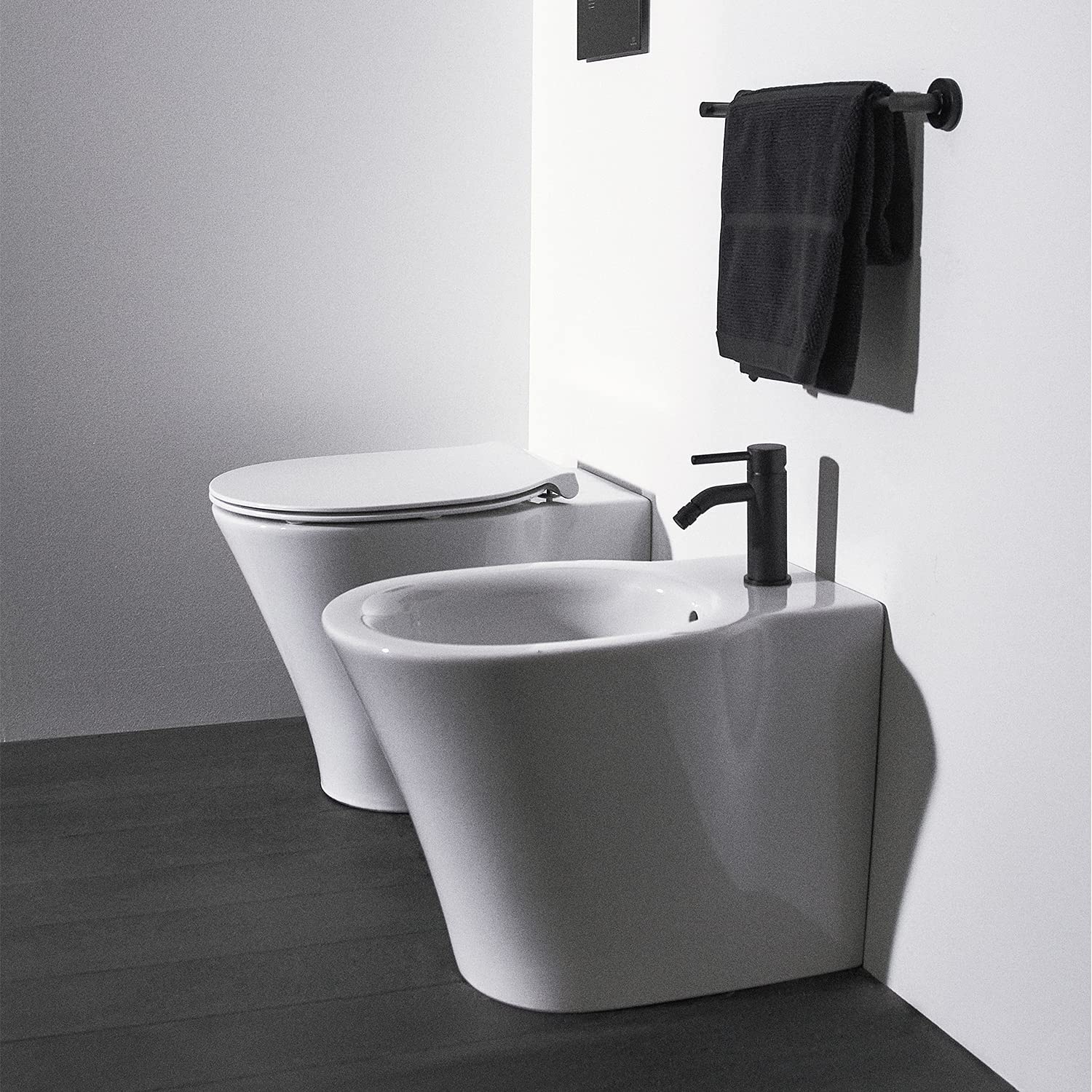 Ideal Standard - Ceraline Mikser jednouchwytowy bidet - Kolor Czarny