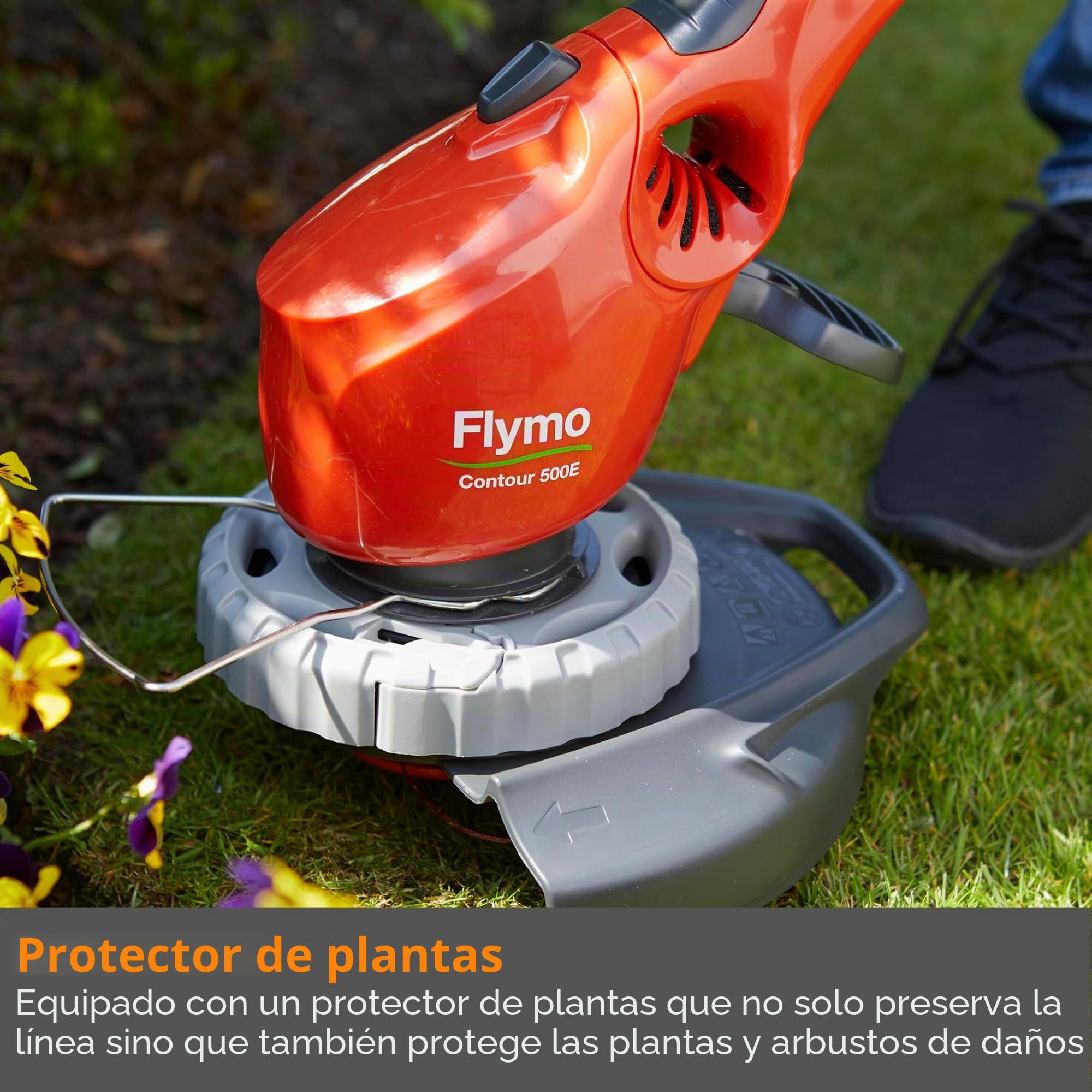 Flymo 9672414-01 - Eléctrica Cortadora De Cesped Y Lawn Edger - Orange