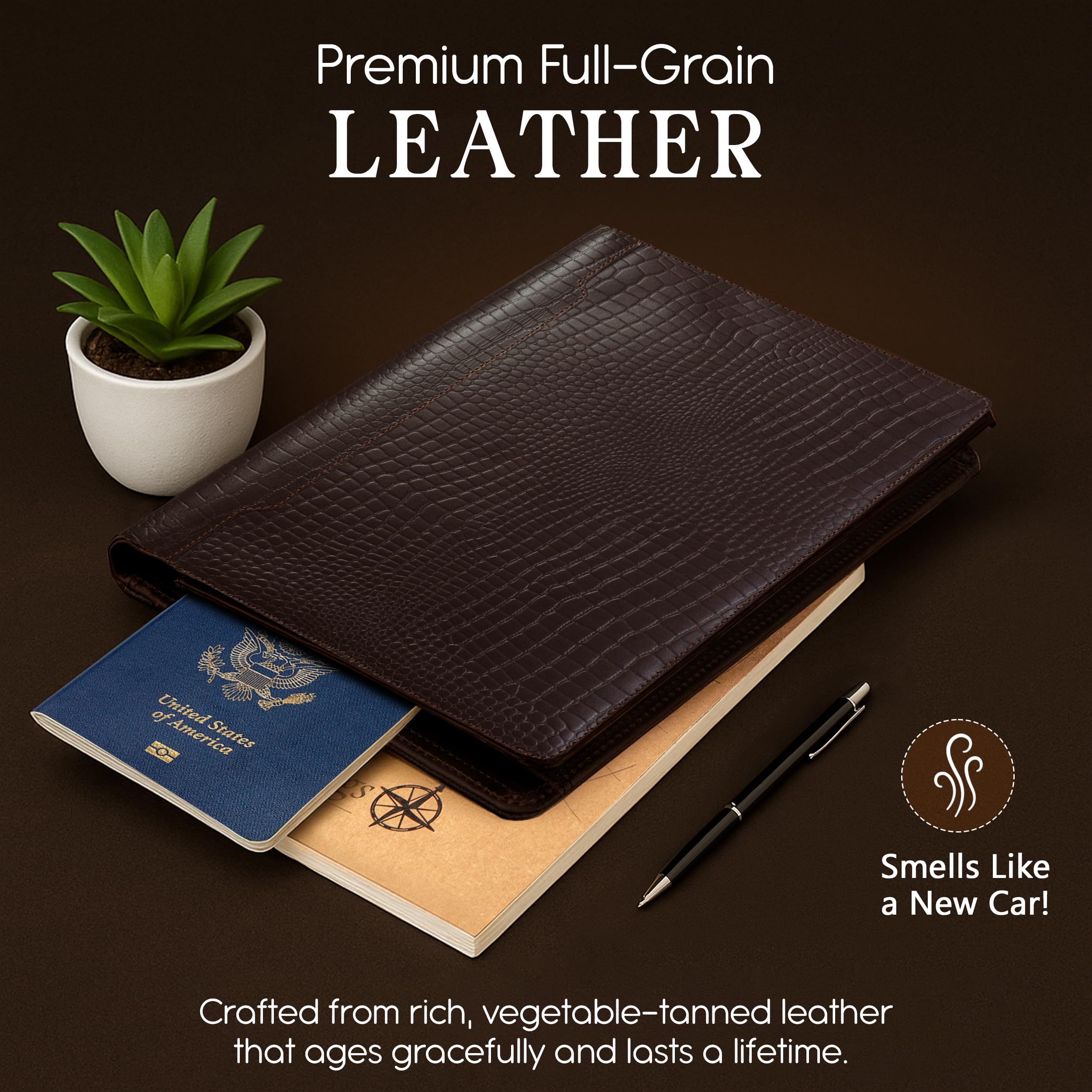 Legal Pads 8 5 X 11 Leather Portfolio - 81fx6G4 VIL 