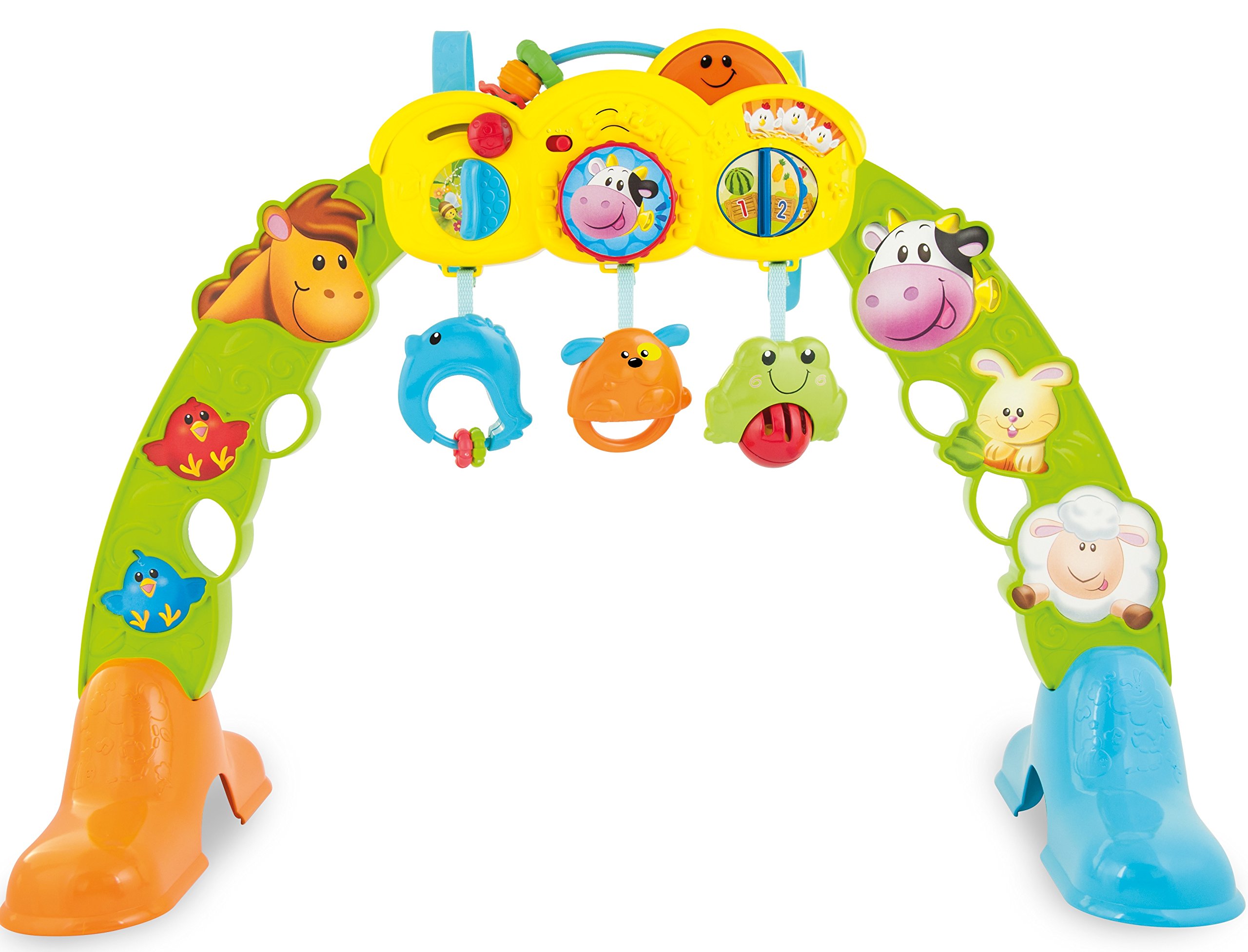 Gymnase pour bébés avec lumière et son WinFun tapis d'éveil interactif