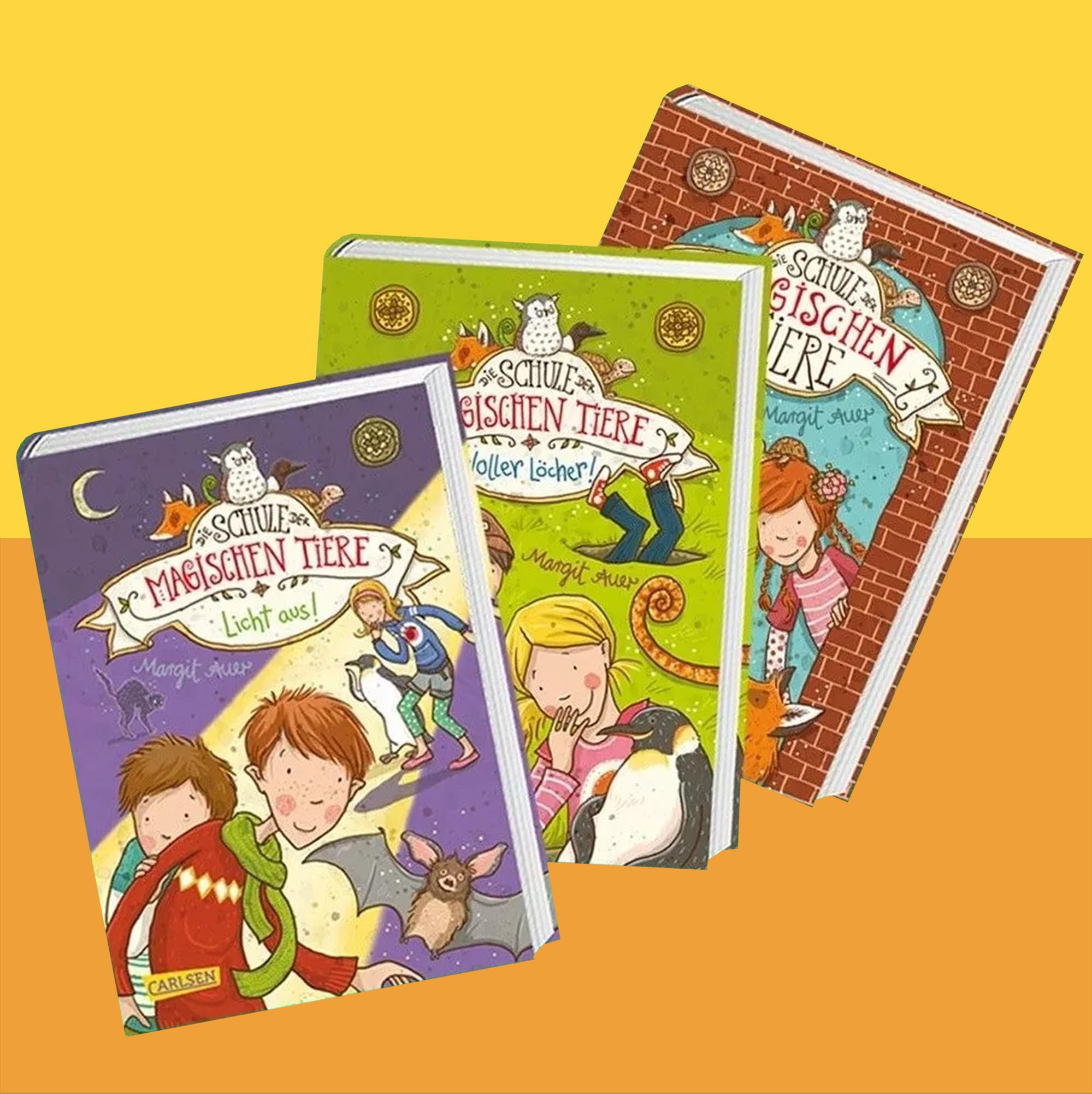 Die Schule der magischen Tiere Bücher-Set 1-15 + Exklusive Monster-Lesezeichen – Kinderbuch ab 6 Jahre zum Vorlesen & Selbstlesen – Magisch, lustig, spannend