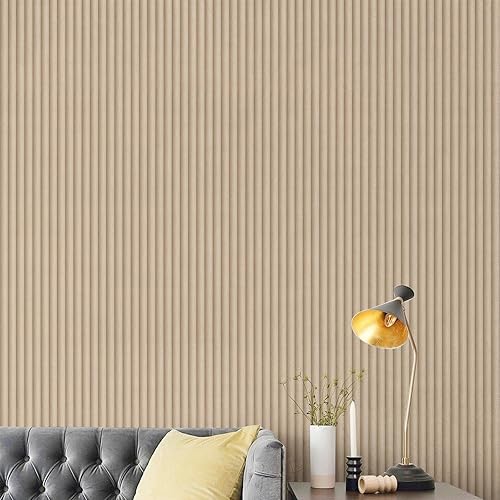 Miniatura 3 de Papel tapiz autoadhesivo autoadhesivo de vinilo decorativo con listones de madera de 15.7 x 118 pulgadas