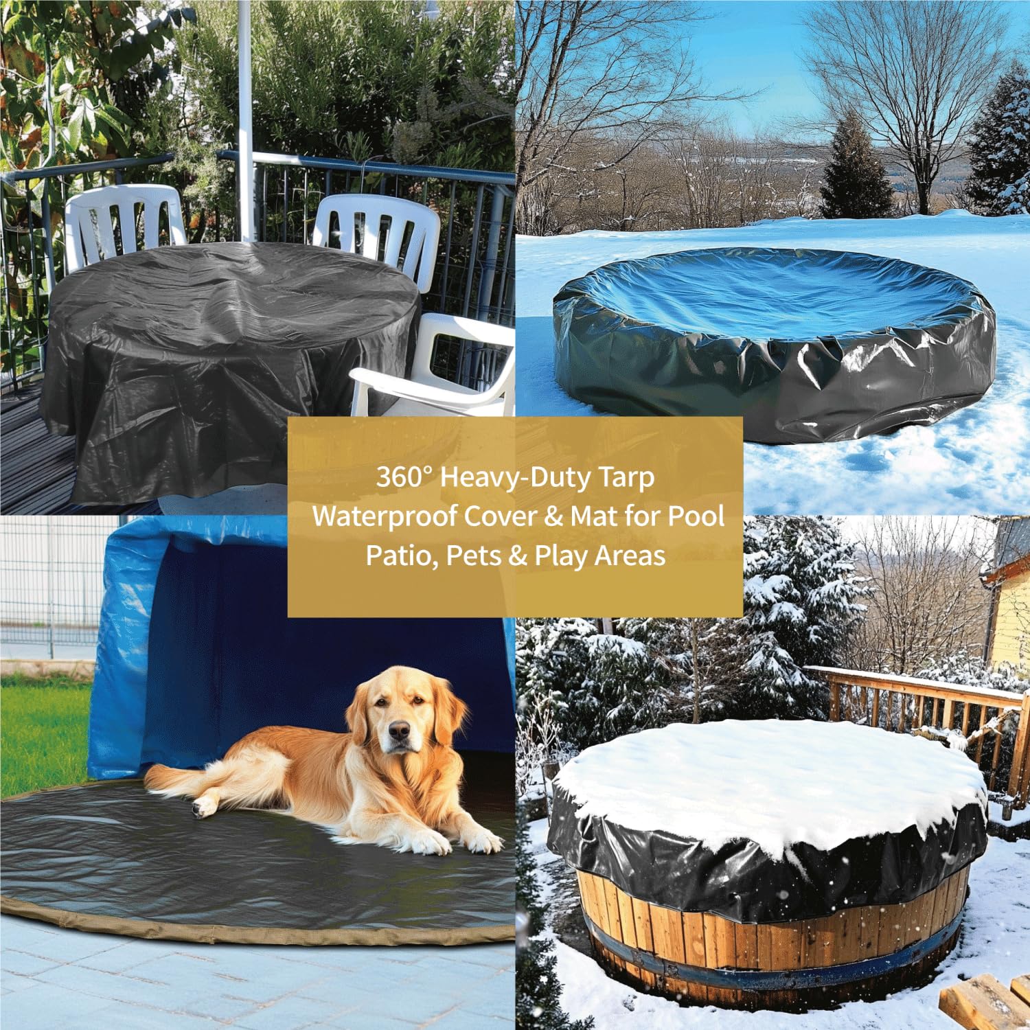 Intex 15.5' Durable Pool Ground Cloth For Above Ground Swimming - View #6