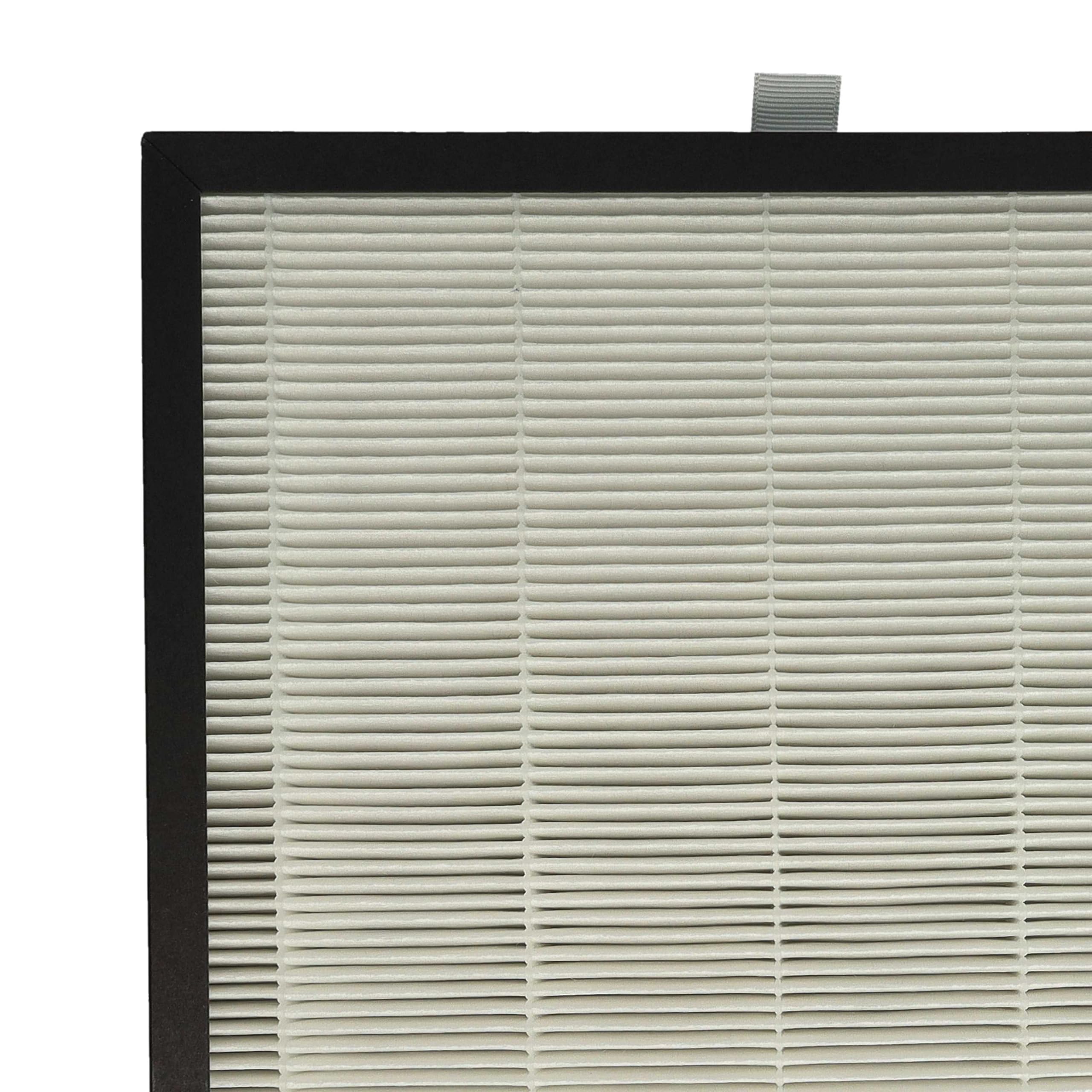 vhbw 2x Filtro de aire compatible con Rowenta Pure Air Genius PU3080, Genius PU3080F0 purificador - Filtro combi carbón activo + Allergy+