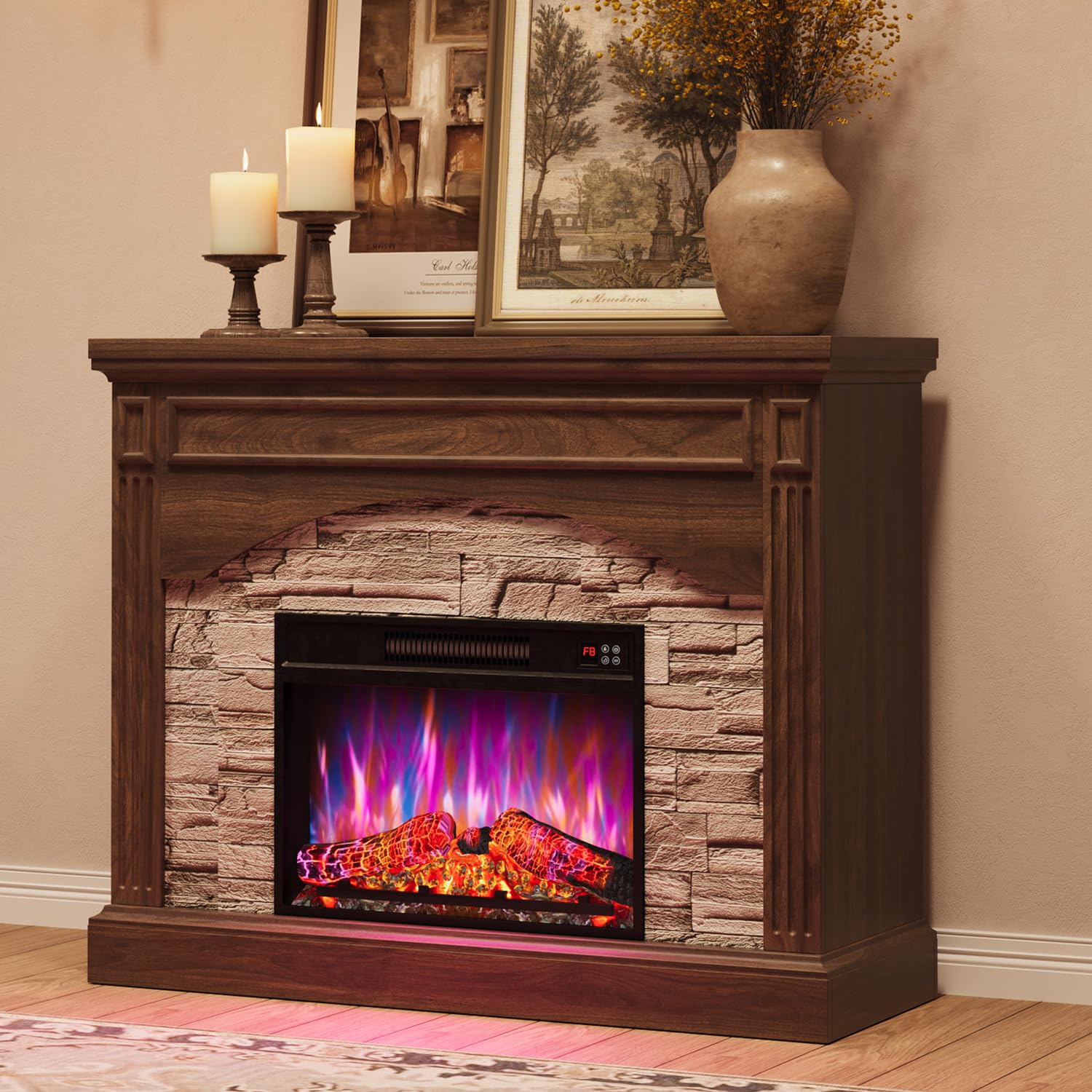 Amazon.com: GarveeHome Fireplace TV Stand for TVs Up to 65 Inch