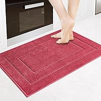 Vista 31 de PURRUGS Alfombra de Cocina Lavable a Máquina 61 cm x 90.2 cm, Alfombra Antideslizante para Cocina y Tapetes para Piso, Tapetes Super Absorbentes