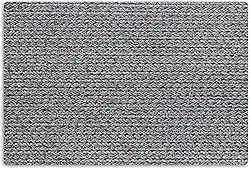 6 Jogo Americano Tricot Cinza - Trançado Impermeável Pvc