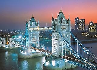 500 Piece Puzzle - Tower Bridge, London - Glow-in-The-Dark