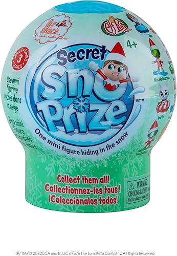 Miniatura 6 de The Elf on the Shelf Secret SnoPrize - Colecciona una de las ocho mini figuras misteriosas. Incluye paquete de nieve mágico