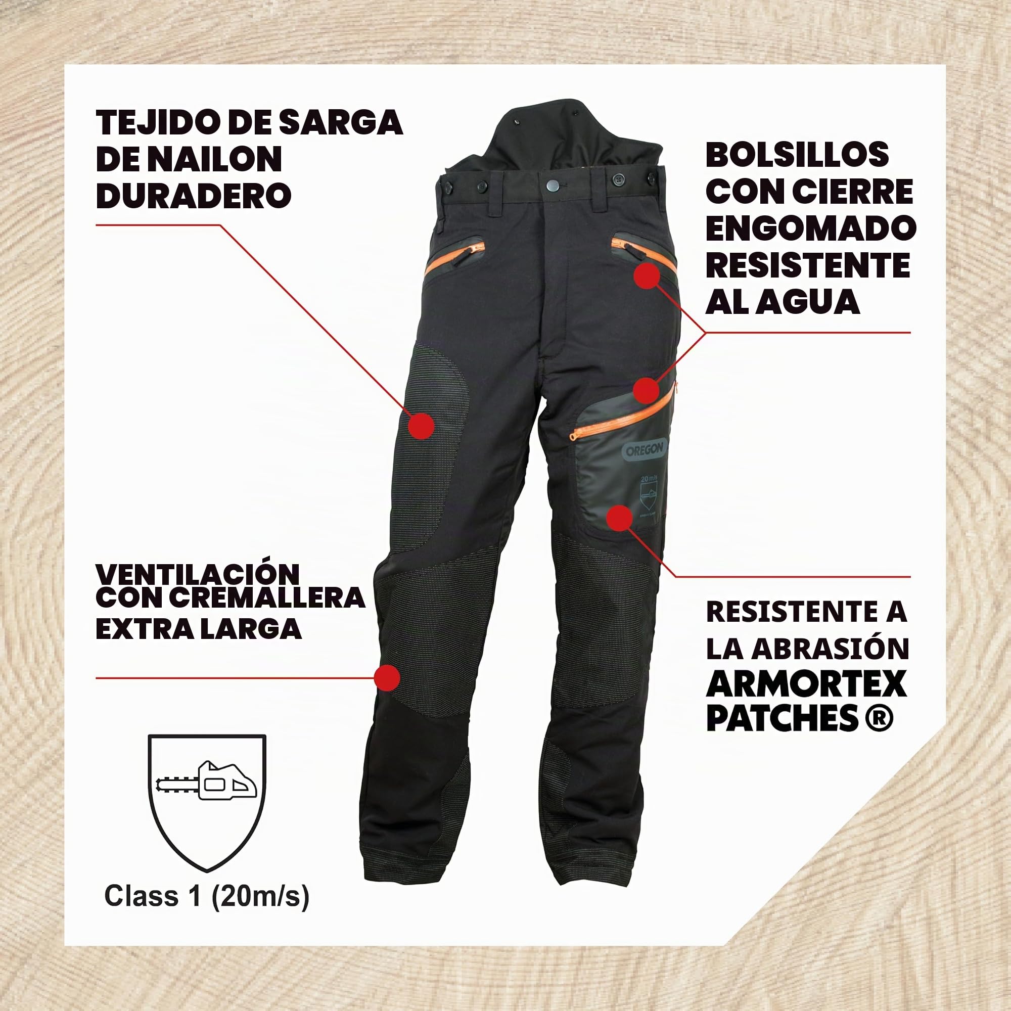Oregon Fiordland II Pro - Pantalones de motosierra