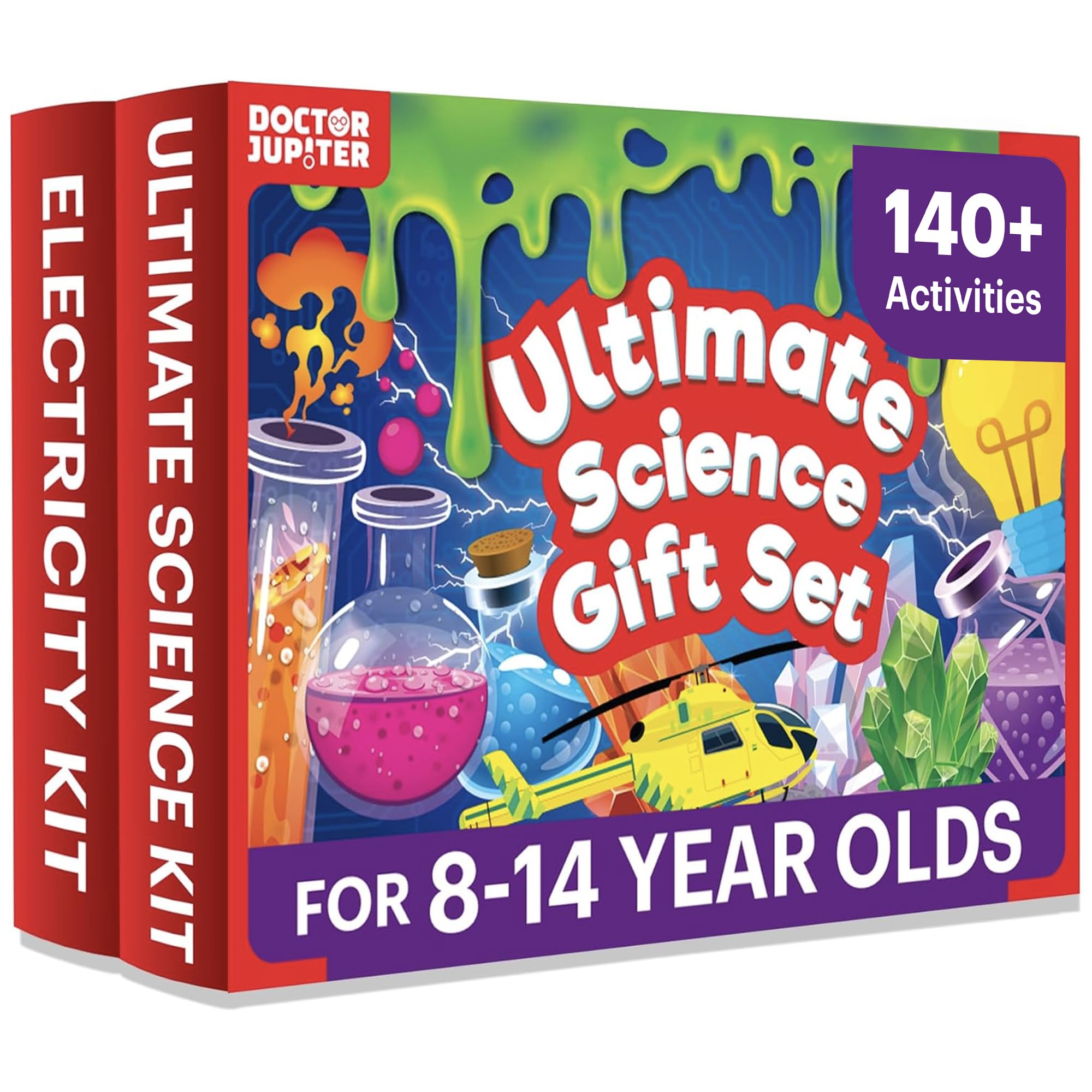 Doctor Jupiter Ultimate Science Gift Set of Science Kit, Electricity Kit for Kids Age 8-12 | Birthday Gifts for Boys & Girls of 8,9,10,11,12,13,14 Year Olds | STEM Learning & Education Toys