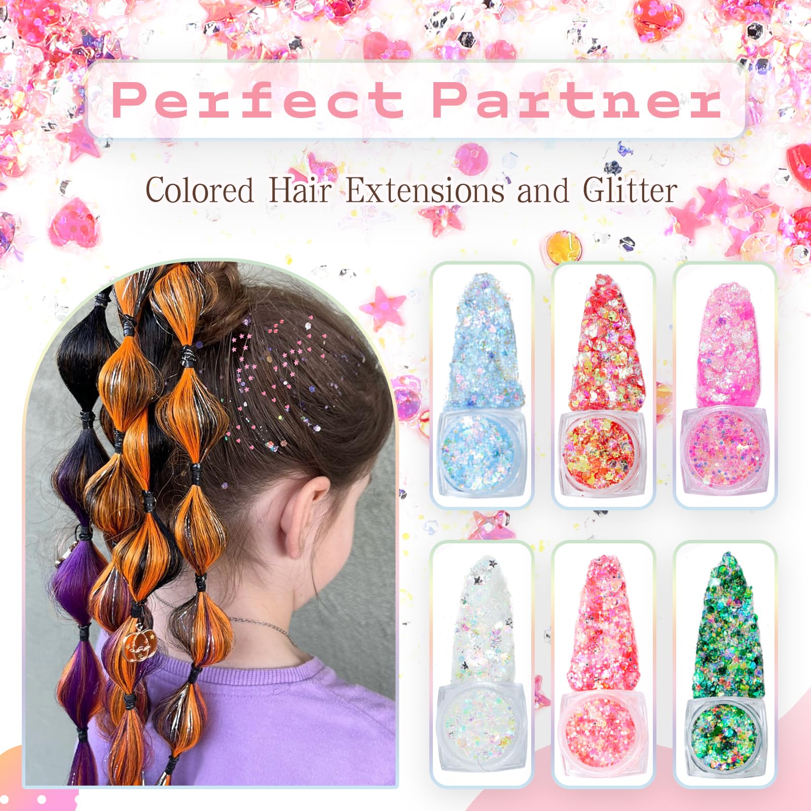 Amazon.com : Colored Hair Extensions, 22 Inch Straight Clip 