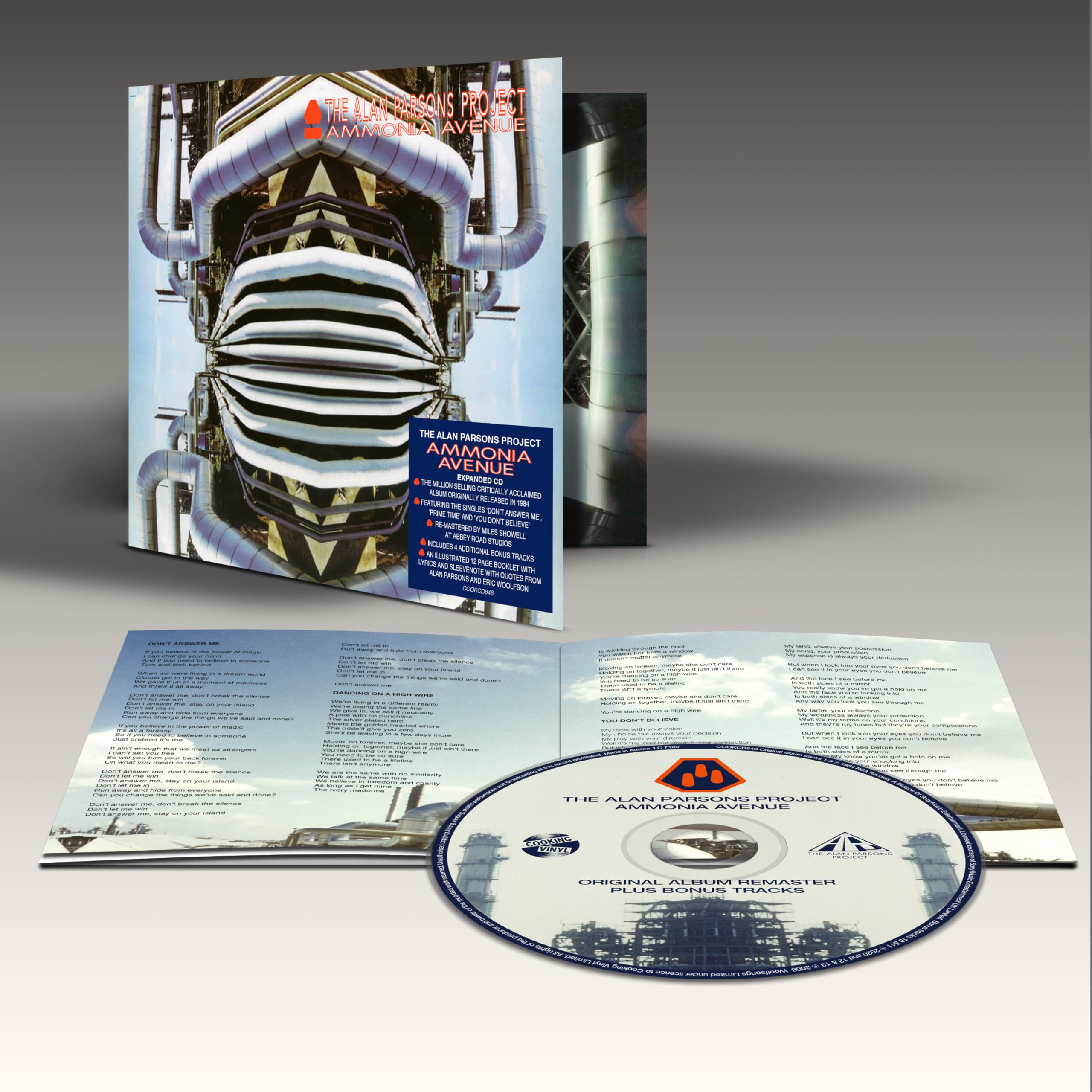 Alan Parsons Project The - Ammonia Avenue - Remastered + 4 Bonus Tracks - Ltd. E