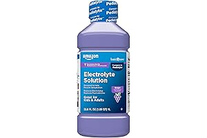Amazon Basic Care Pediatric Electrolyte Solution: Replenish Fluids and Electrolytes for Kids and Adults