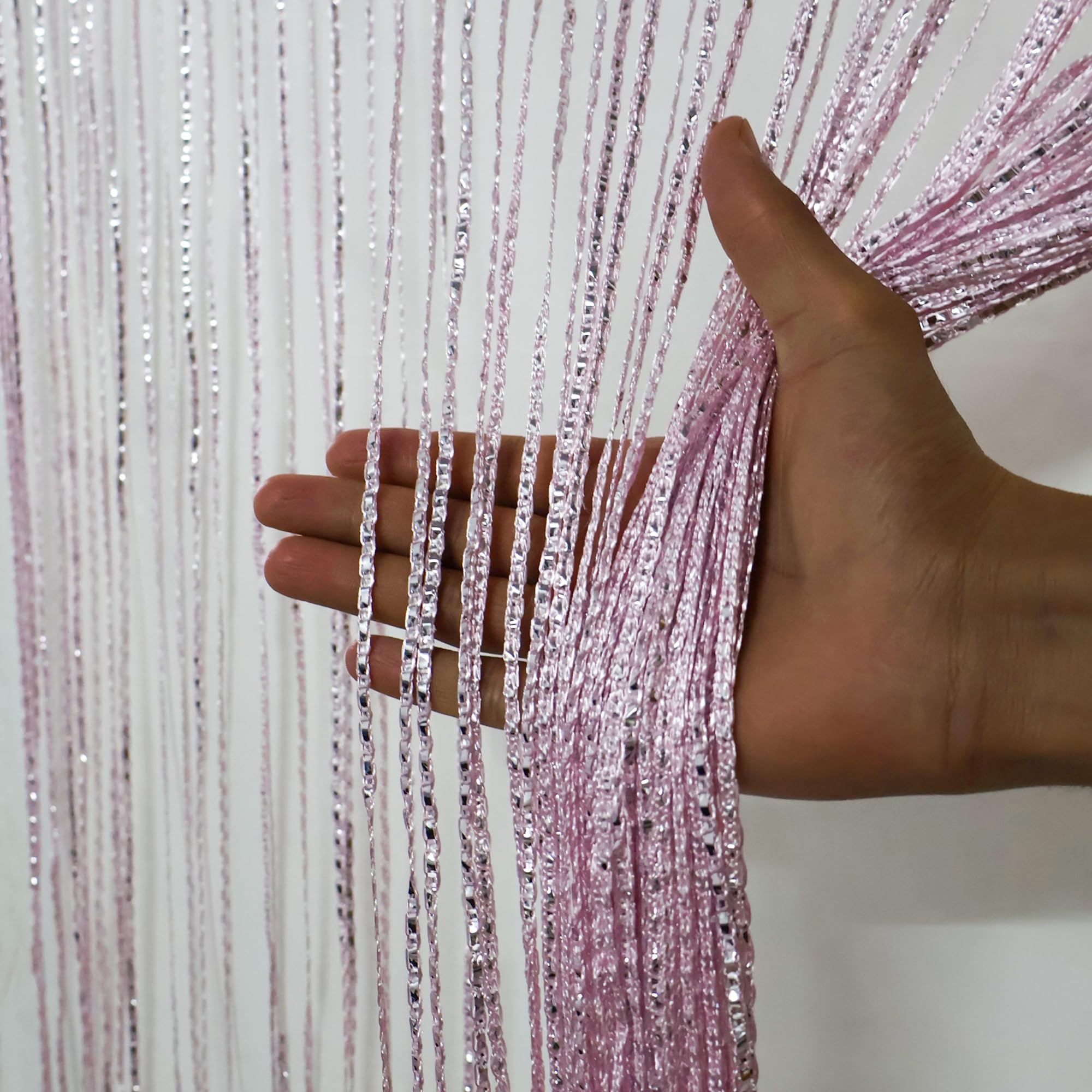 Pink String Curtain - Festive Home Decor FREE SHIPPING -1