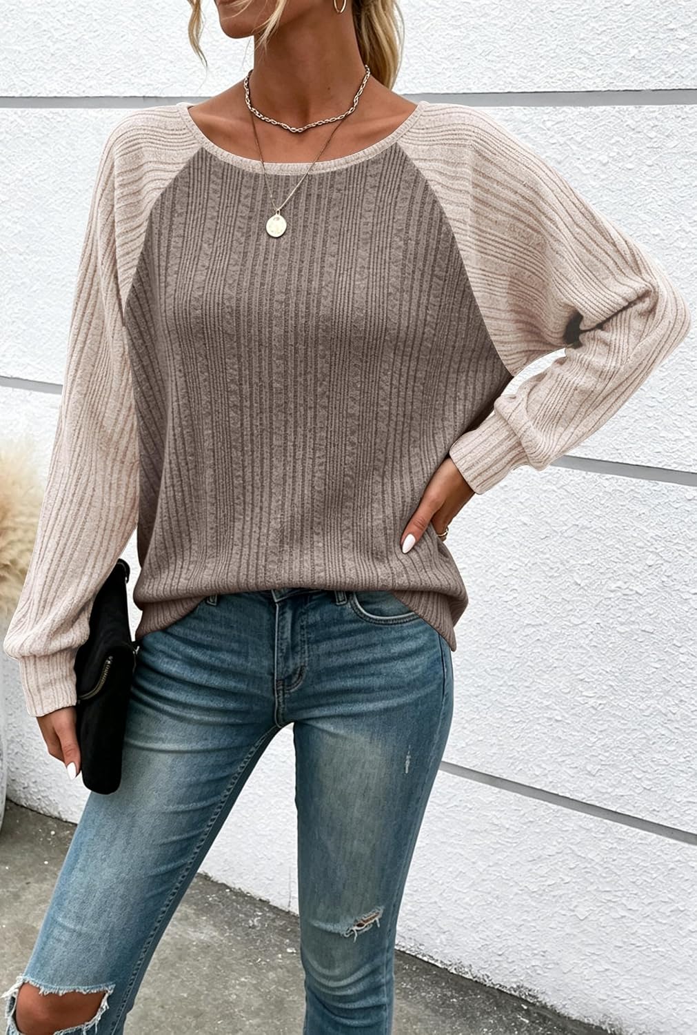 Long Sleeve Shirts for Women Tunic Tops Pullover Sweaters image 5