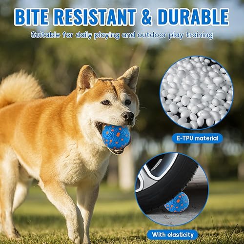 Miniatura 2 de Pelotas indestructibles para perros, pelotas de tenis para perros, pelotas de perro para masticadores agresivos, flotadores de agua para perros (1