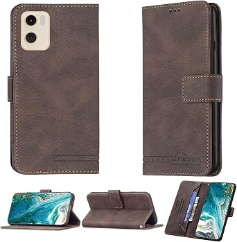 jioeuinly Jambophone Jp1 Case Compatible for Jambo Phone Jambophone Jp1 Phone Case Cover Flip Stand Cover PU Leather BF09 Wallet Case Brown