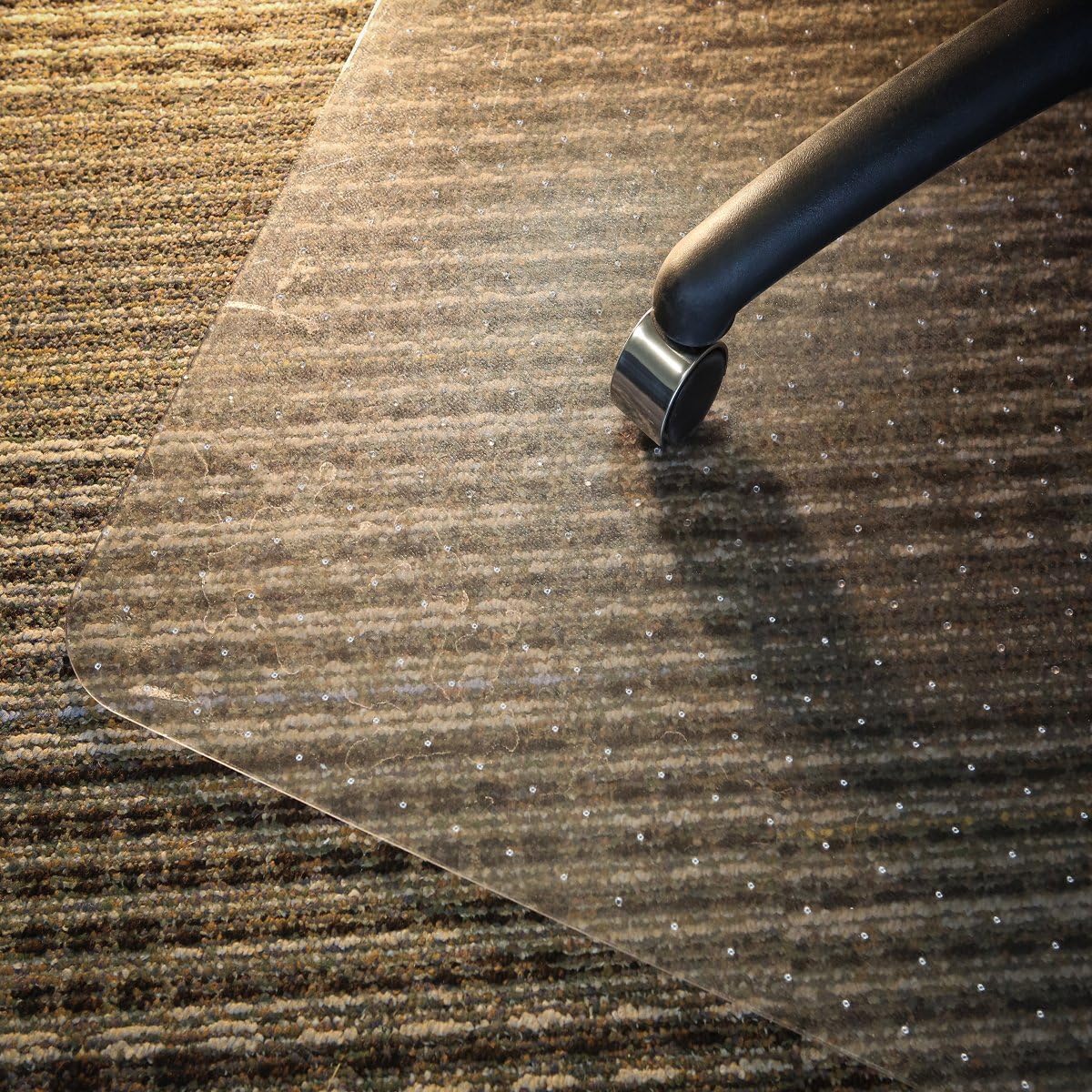 Mammoth Office Products PVC Plastic Chair Mat for Standard Pile (3/8" in or less) Carpeting, Rectangular 46" x 60" (V4660RSP)