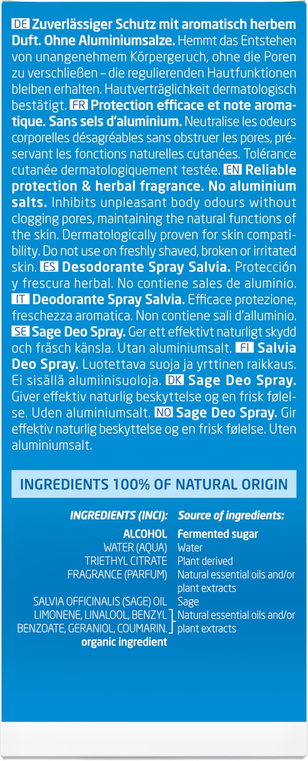 Weleda Sage Dezodorant – 3 x 100 ml
