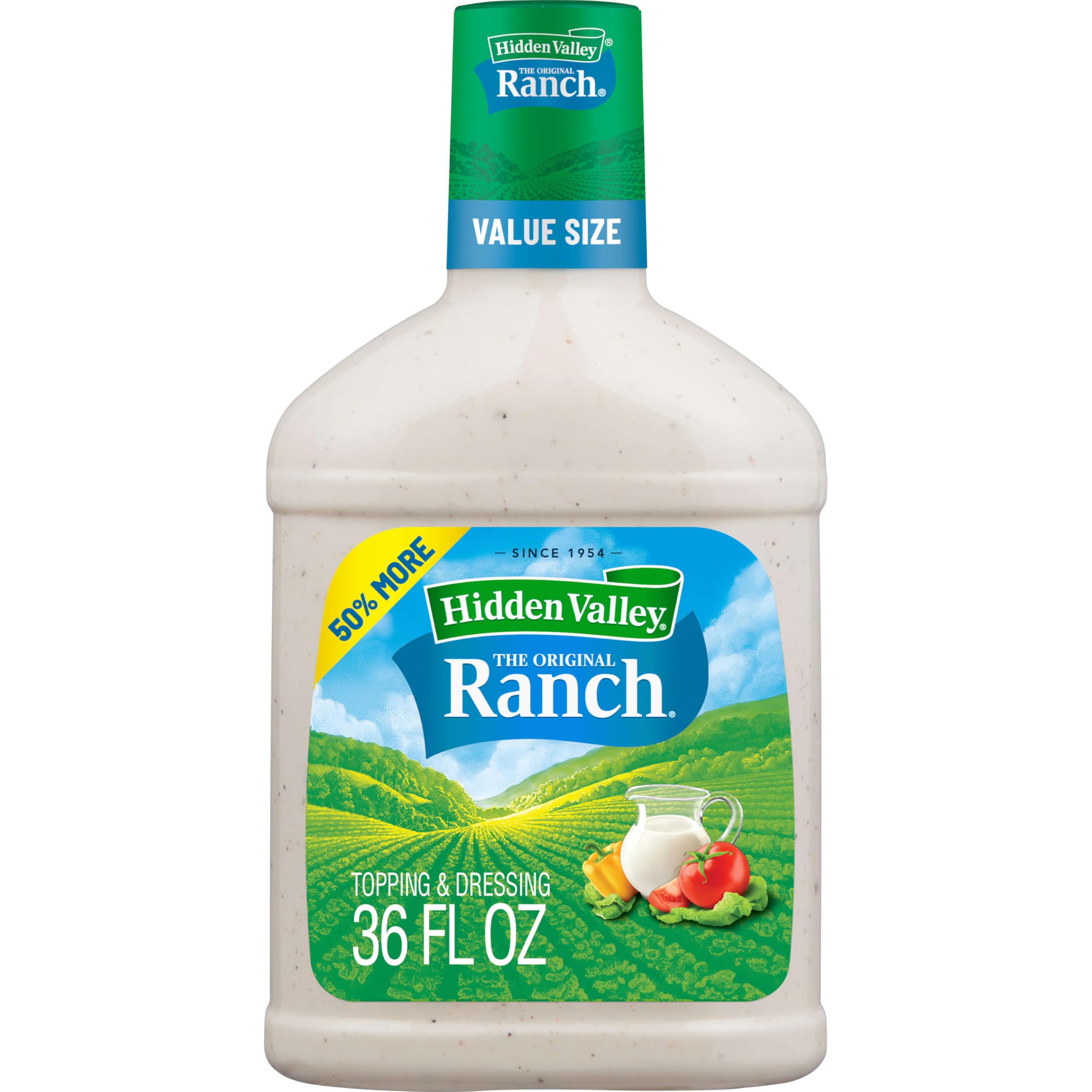 Hidden Valley Original Ranch Salad Dressing and Topping, 36 Ounce Bottle (Package May Vary)