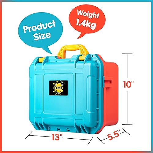 Miniatura 6 de DEVASO Carrying Case for Nintendo Switch Travel Case ,Professional Deluxe Waterproof Case Soft Lining Hard Case for Nintendo Switch OLED Model