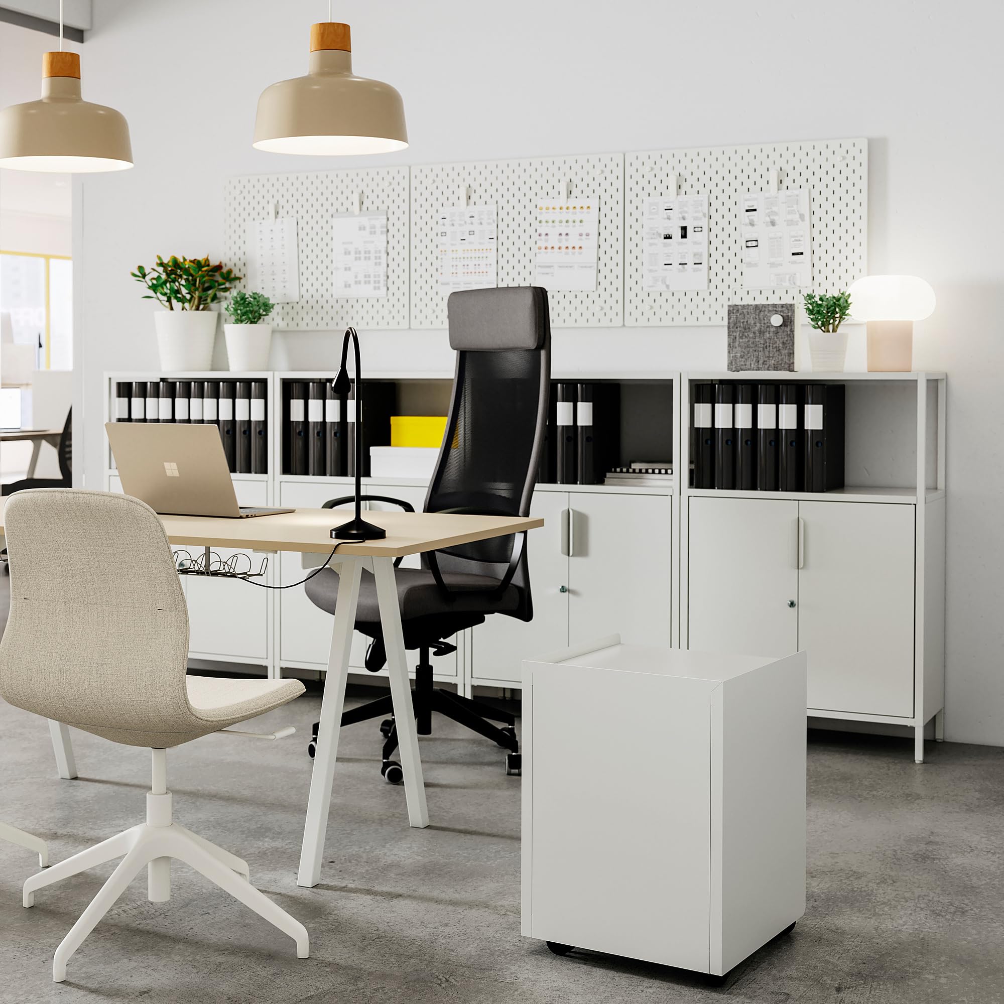 IKEA Trotten Armoire avec portes, 70 x 35 x 110 cm, blanc