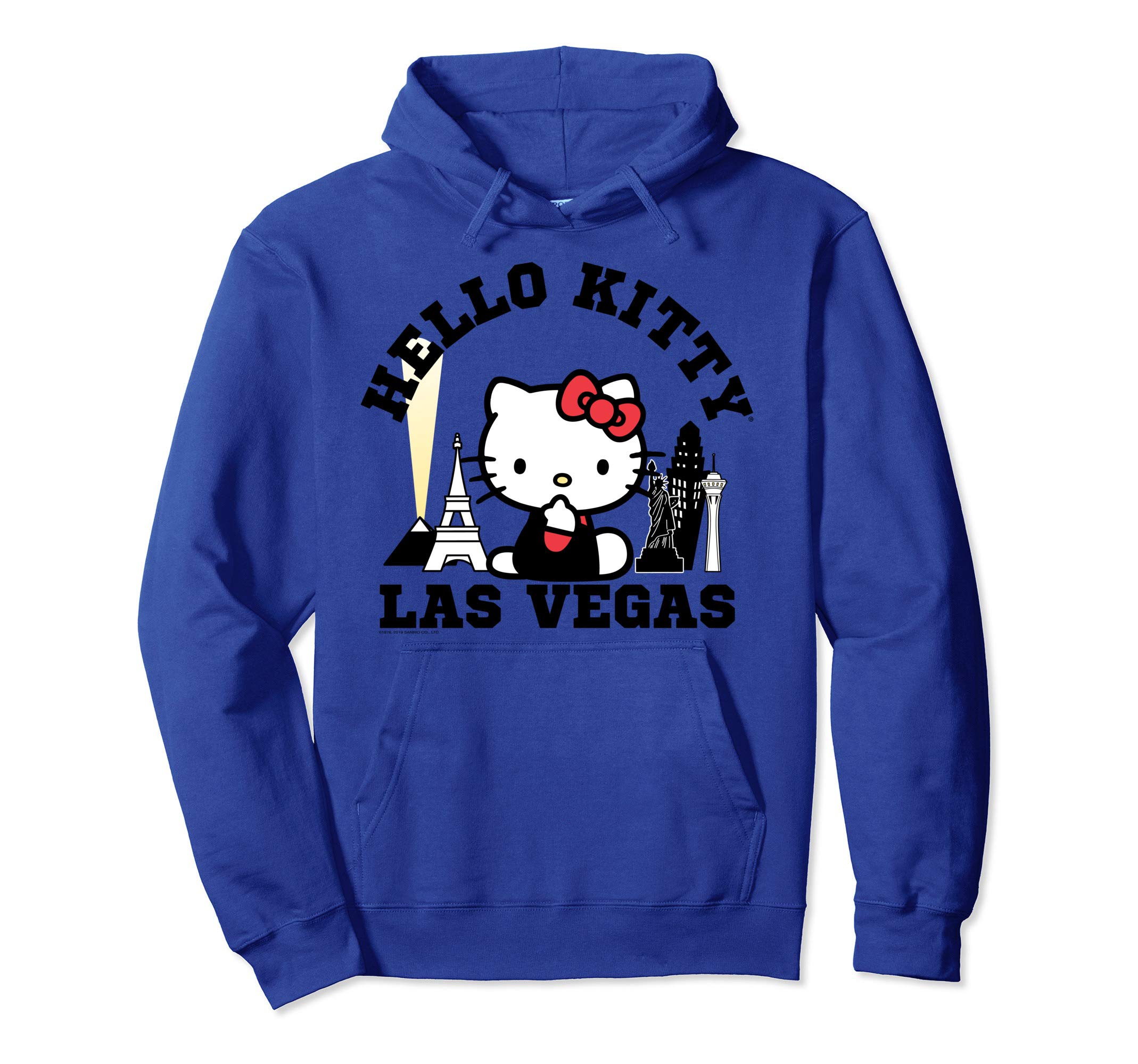 Hello KittyLas Vegas City Skyline Hoodie Pullover Hoodie