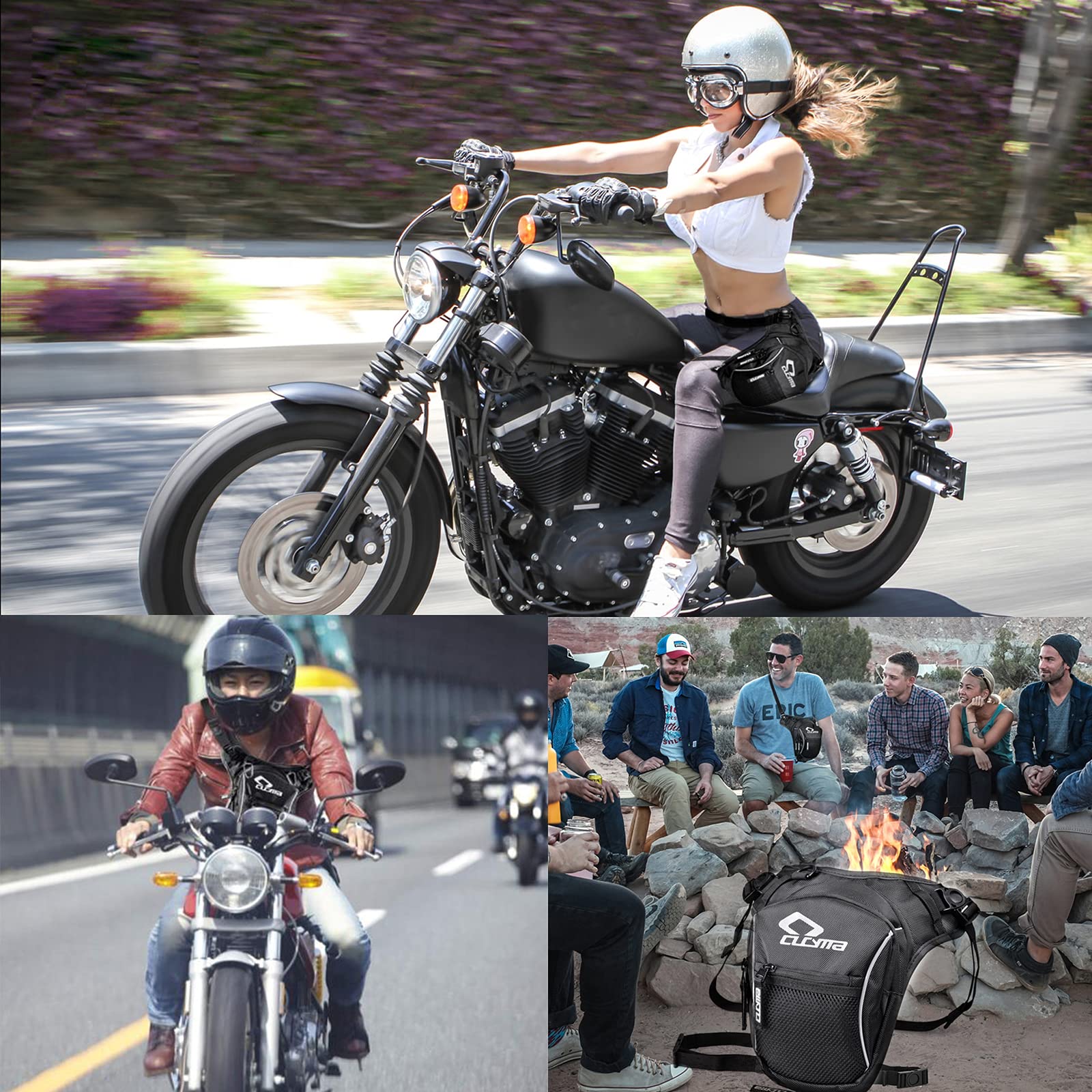 Taktyczna torba udowa/nerka motocyklowa – wielofunkcyjna Torba na nogę