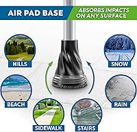 Vista 5 de HONEYBULL Walking Cane for Men & Women – Foldable, Adjustable, Lightweight Cane with Air Cushion Tip for Stability & Ergonomic Grip, Heavy Duty