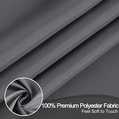 Vista 42 de AooHome - Forro para cortina de ducha, Tela, Blanco sólido Blanco Sólido,Azul,Rosa,Beige Sólido,Chocolate,Gris Oscuro,Gris claro,Azul marino