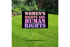 Women's Rights Are Human Rights Yard Sign