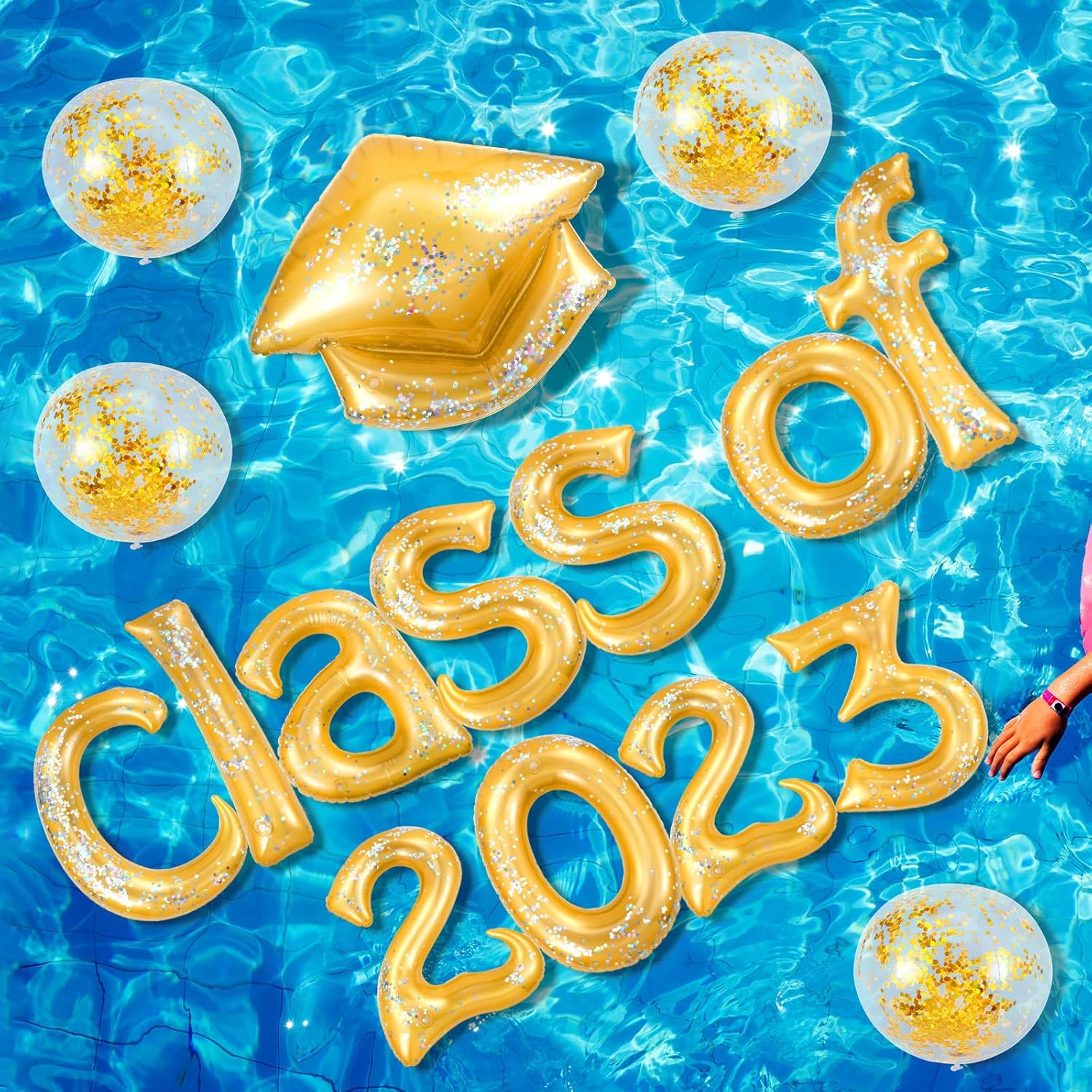 17 Pcs Graduation Party Decorations Class of 2023