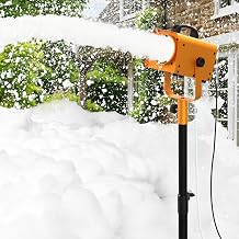 Foam Machine for Party, Foam Party Machine 24m Spray Distance, AC110V Foam Machine with Water Pump, 4-Position Adjustable Tripod Stand, Outdoor Foam Party for Kids Backyard Birthday