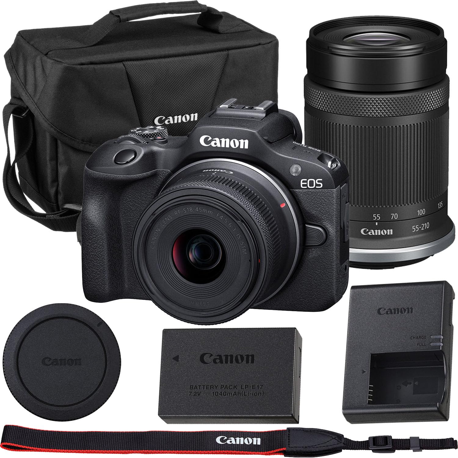 デジタルカメラ Canon EOS R100 RF-S 18-45mm IS STM KIT Canon EOS R100 RF-S18-45mm F4.5-6.3 IS STM Lens Kit
