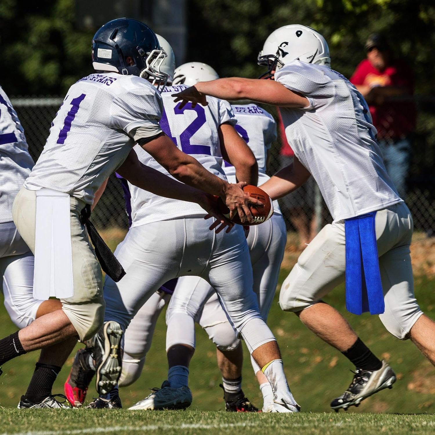 Buryeah 12 Pcs Football Field Towel Closed Loop Accessories Cotton Sports Sweat Towel with Hook and Loop Fastener for Football, Golf, Gym - Image 6