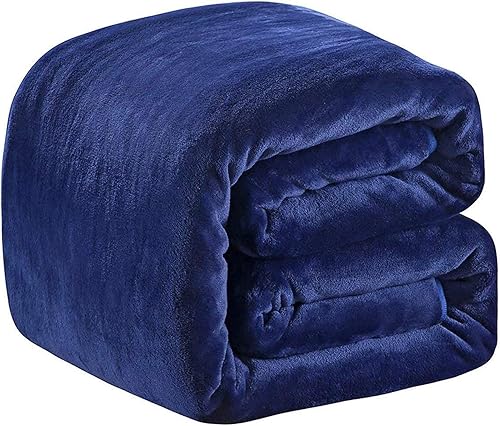 Richave - Manta de forro polar para todas las estaciones, 12.35onzasm, ultraligera y anti-estática, para cama, extra suave, tela cepillada, manta