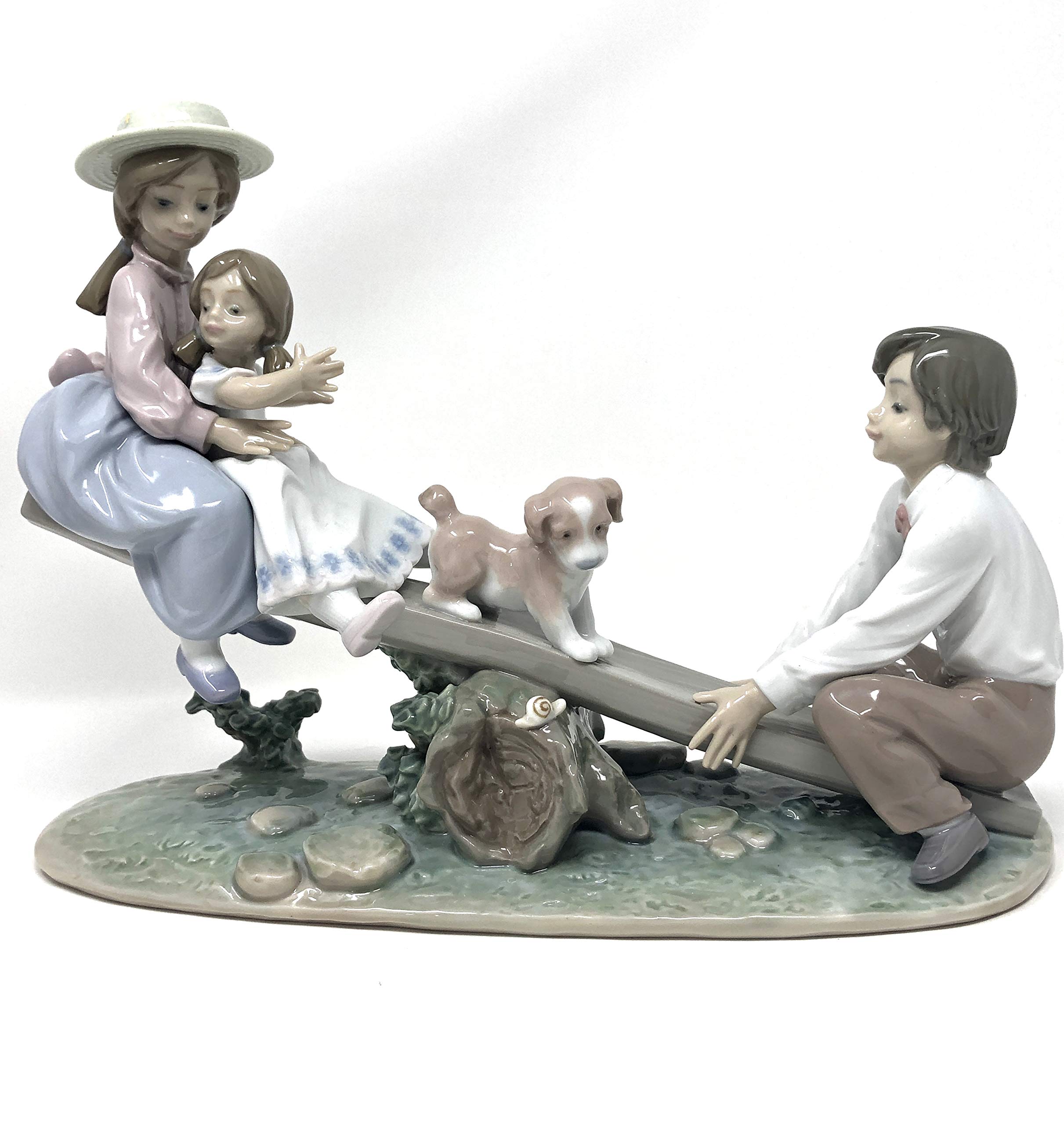 希少◆LLADRO/リヤドロ◆ 『シーソー/Seesaw』 陶器の置物◇ 希少◇LLADRO/リヤドロ◇ 『シーソー/Seesaw』 陶器の置物◇