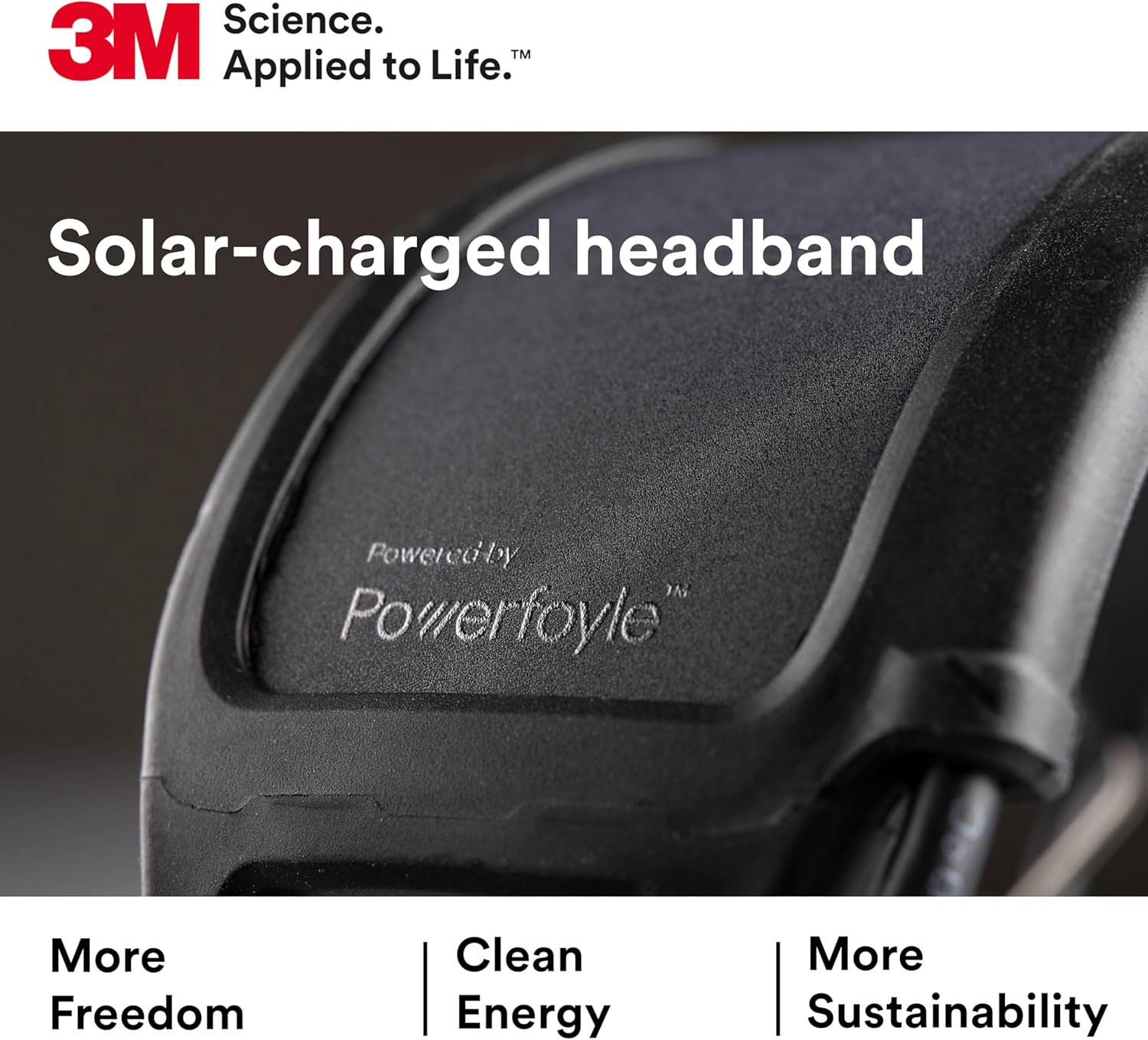 3M PELTOR WS ALERT XPV Headset, Solar Powered, MRX21A1WS7, Headband, Connected Equipment App, MultiPoint Bluetooth, Noise Cancelling Microphone, 22 dB, Green