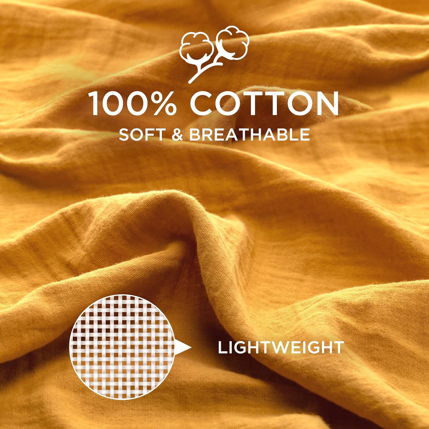 Muslin Swaddle Blankets for Newborn, 3 Pack Soft 100% Cotton Baby Receiving Blanket, Swaddle Wrap Burp Clothes, Large 43 x 35 inches, Oeko-TEX Certified