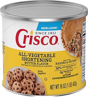 Butter Flavor All-Vegetable Shortening, 16 Ounce