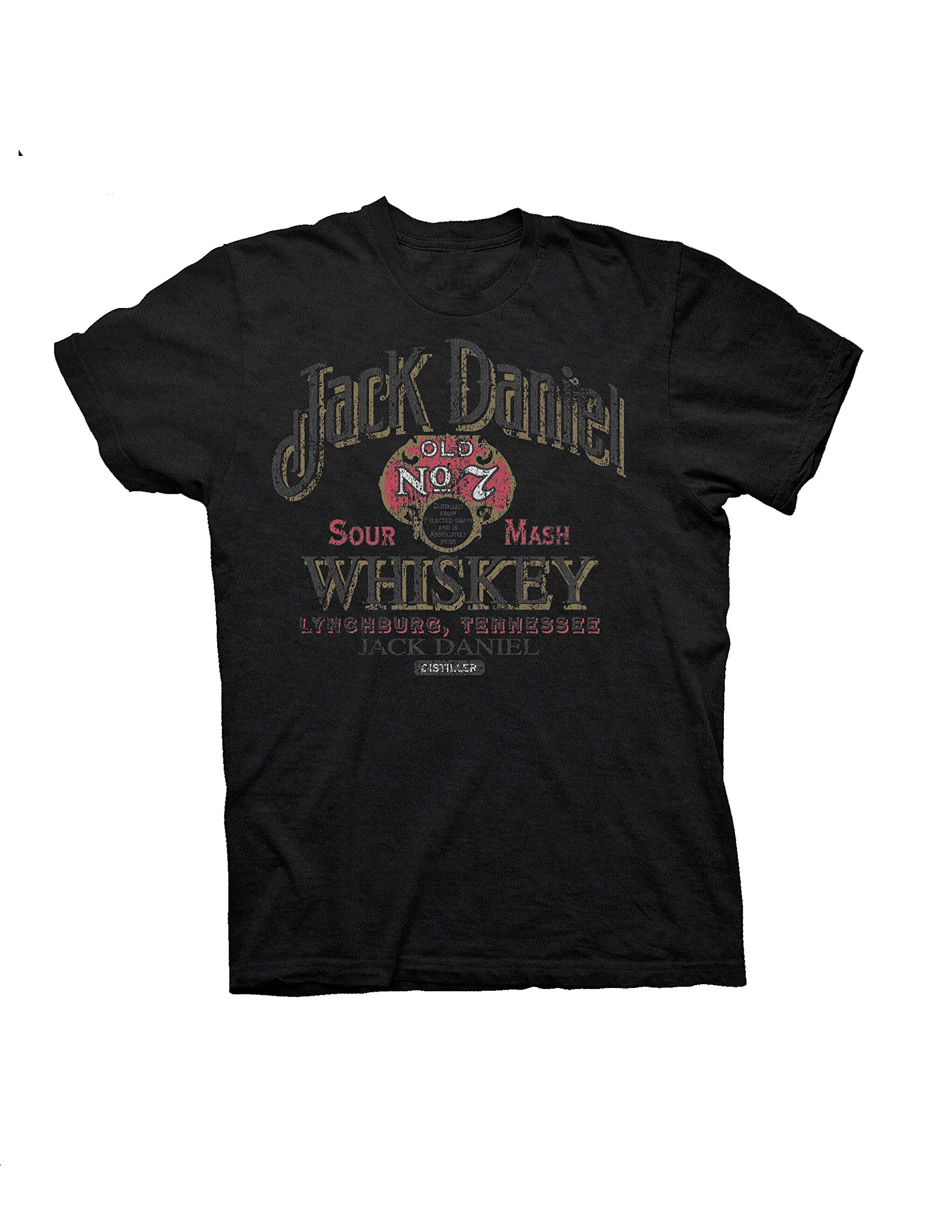 Jack DanielSour Mash Vintage Label Design Tshirt