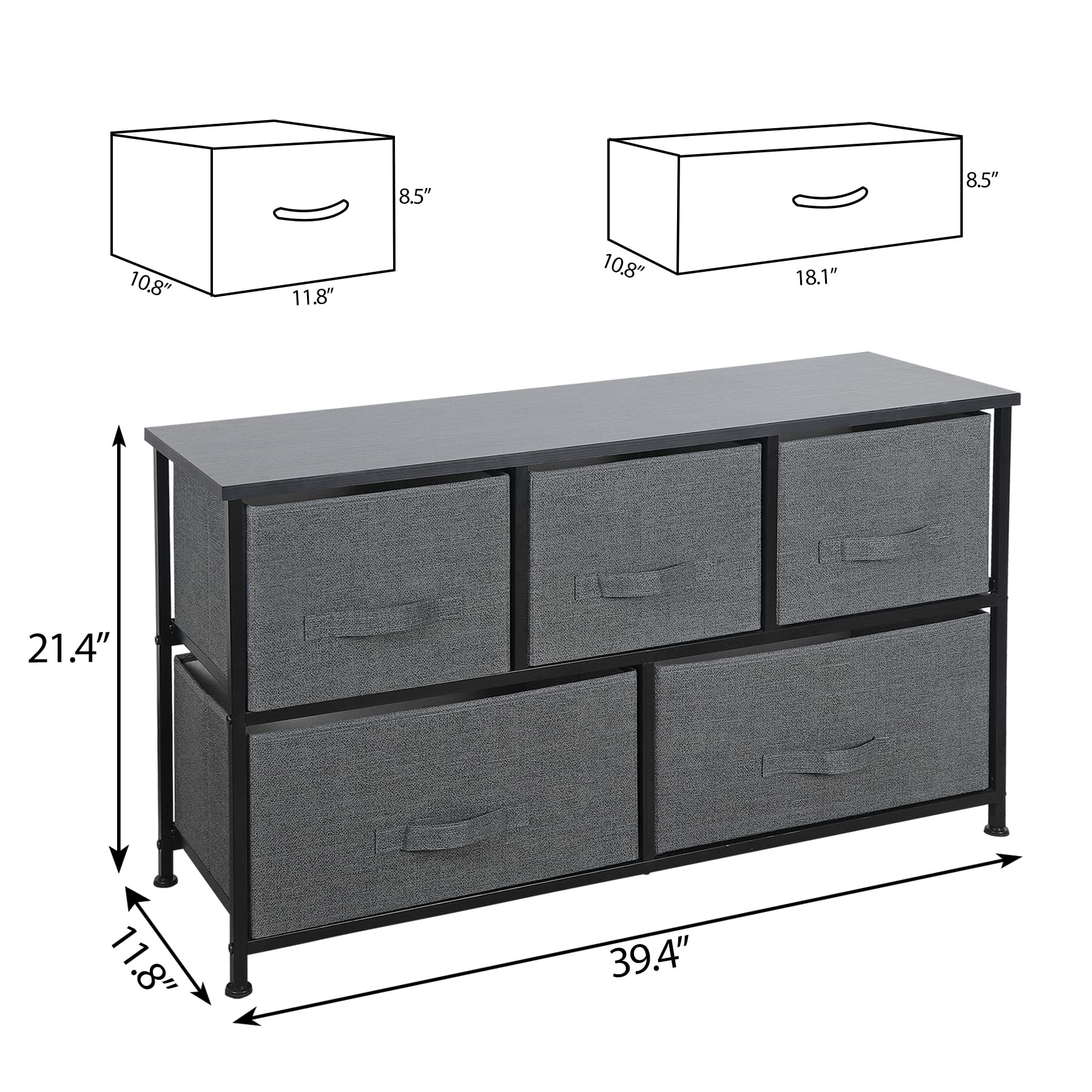 Amazon.com: ZENY Extra Wide Dresser Storage Tower - Storage Tower Amazon.com: ZENY Extra Wide Dresser Storage Tower - Storage Tower