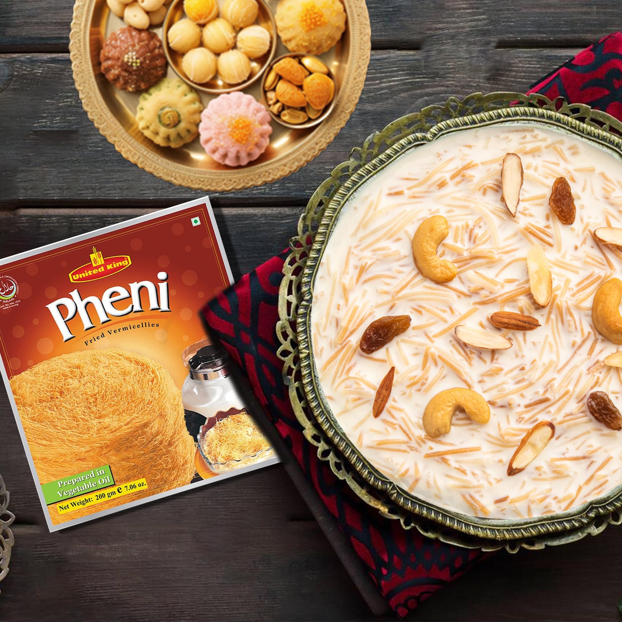 Amazon.com: United King Pheni - Fried Vermicelli - 200 Grams (7.05