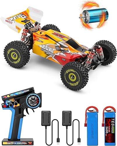 Wltoys 144010 Auto RC sin escobillas, Wltoys 144010 Auto de control remoto, Wltoys 144001 Motor sin escobillas actualizado, velocidad máxima 4WD 114