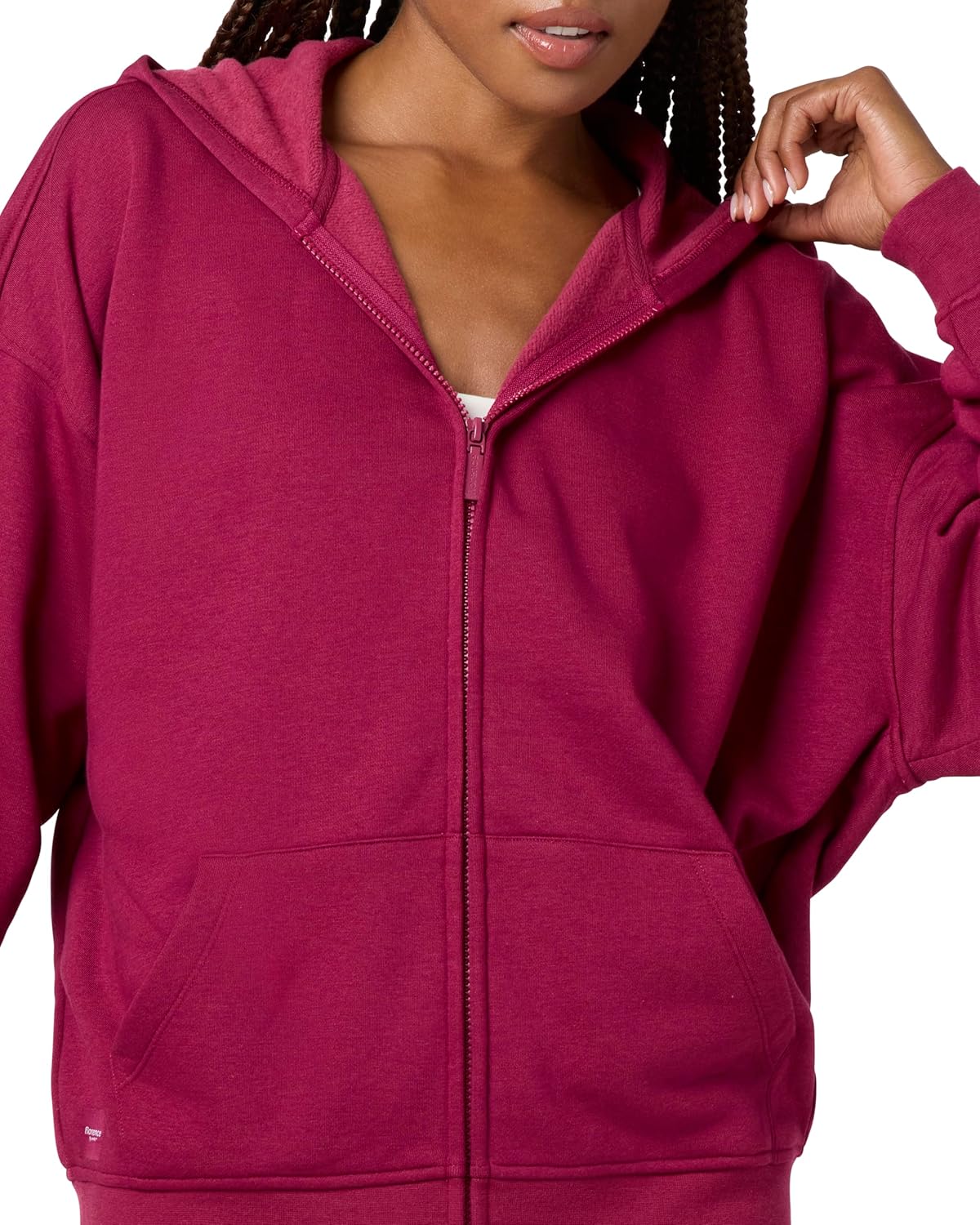 florence by mills womens Cozy Crush Oversized Zip Hoodie - Image 4