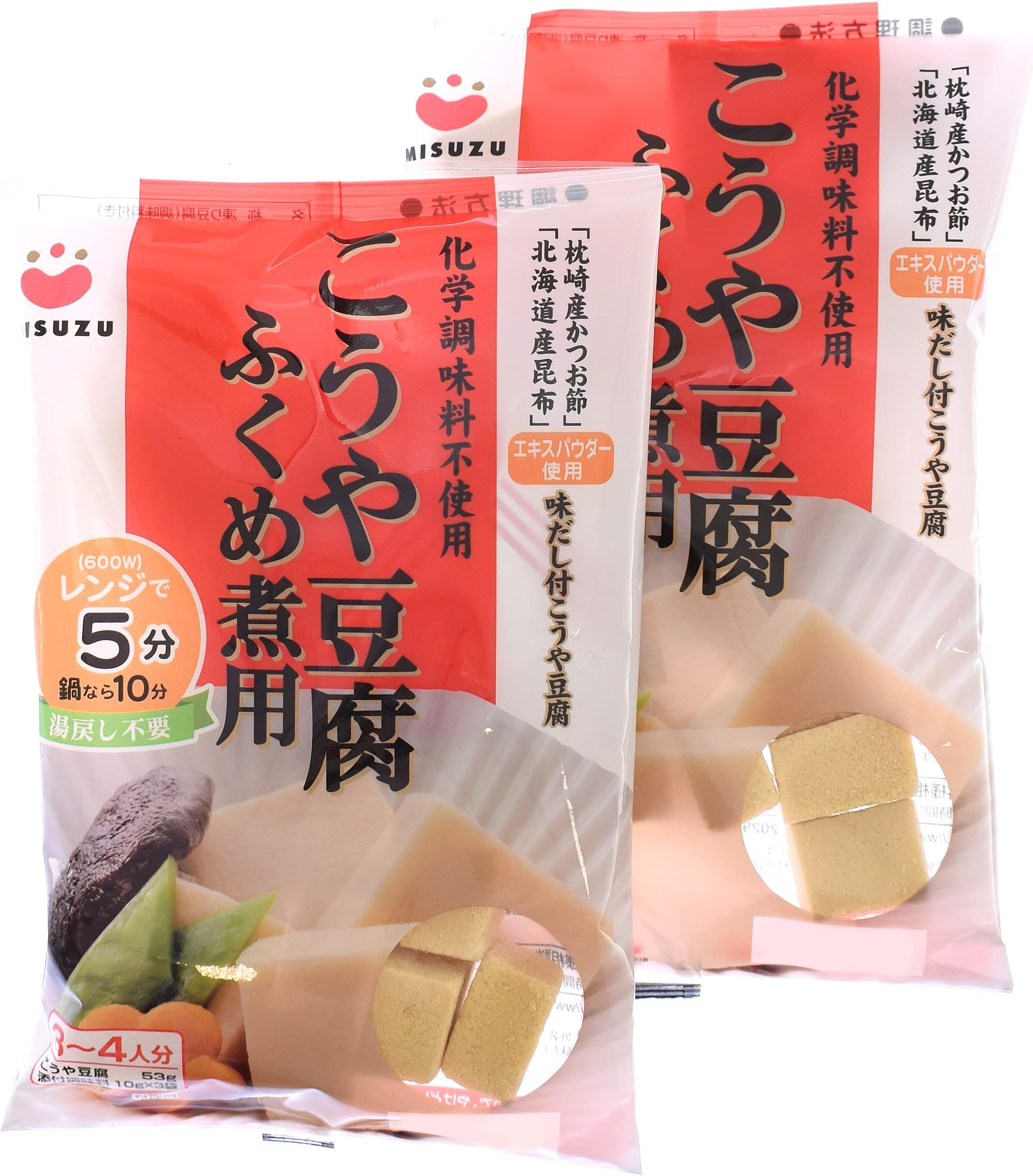 Konatu Japan Tofu Freeze-Dried Tofu Koya Tofu (1.87oz 53g) 2Bags No MSG Japanese Dried Tofu