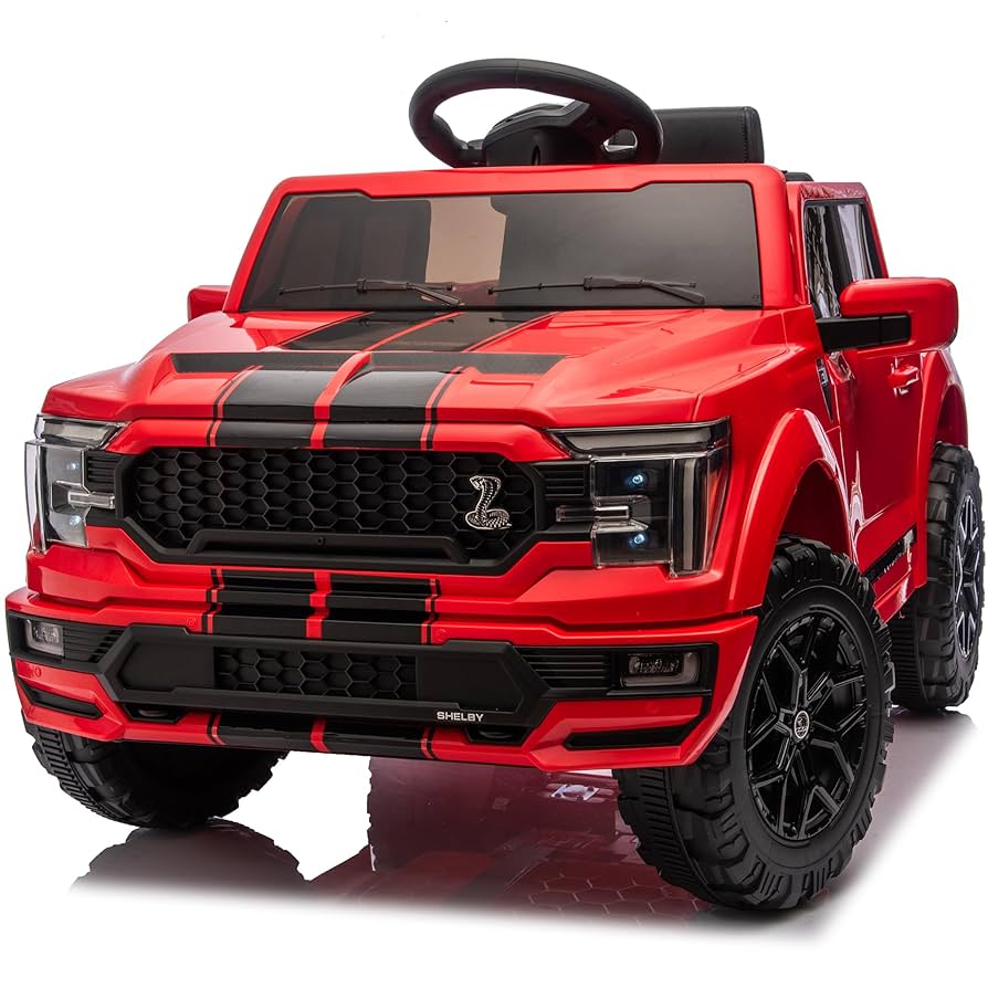 Amazon.com: Hikiddo Licensed Ford Shelby F-150 Kids Ride on